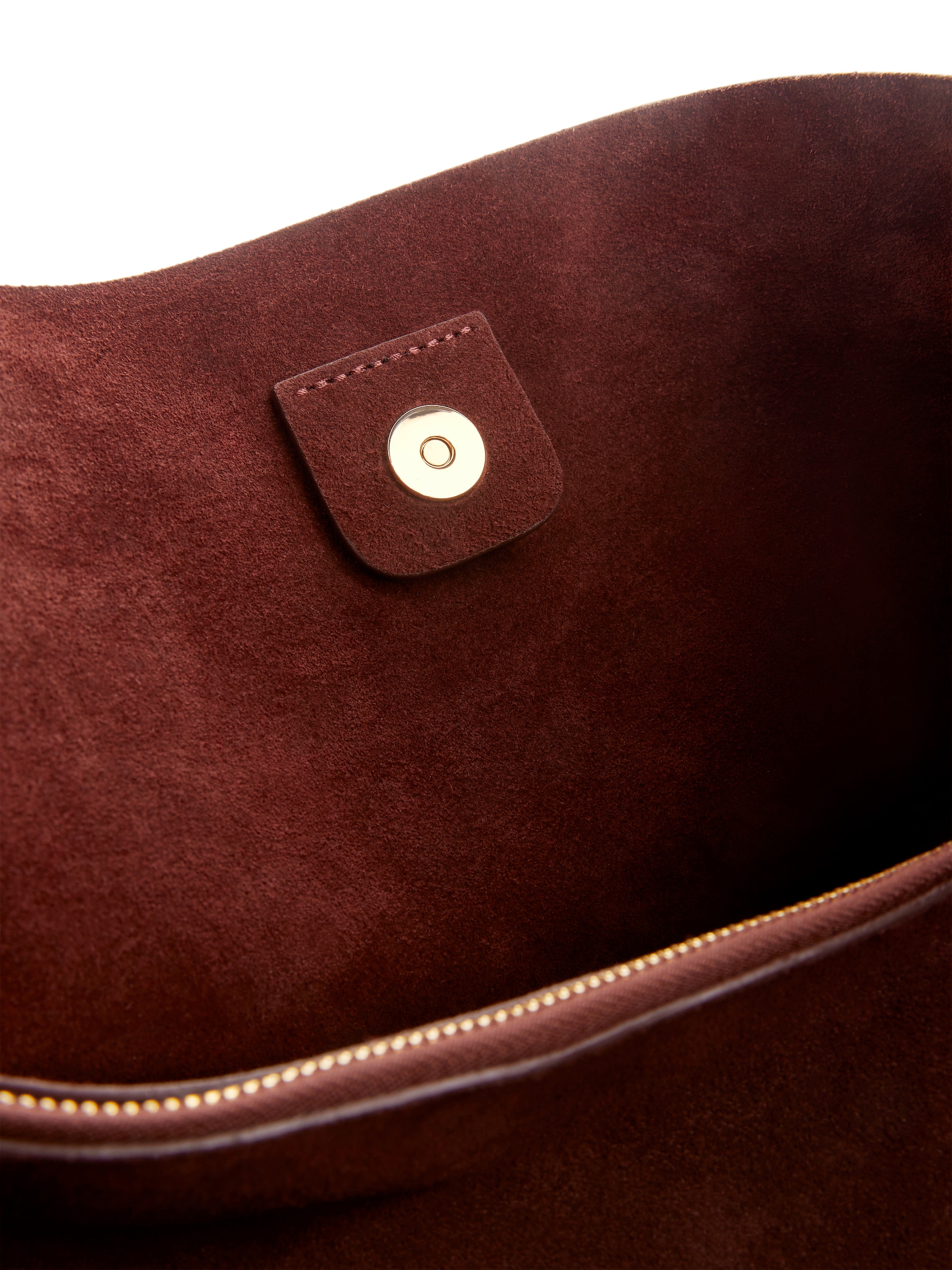 Suede Shoulder Bag - Reddish Brown - women - StillMedia/DescriptiveDetail - 2