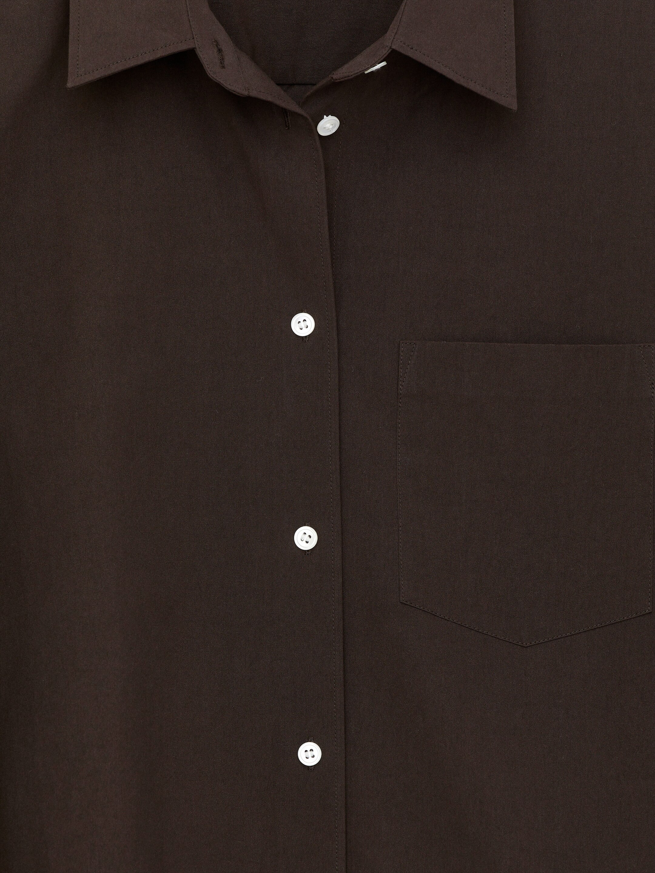 Vis større bilde: Skjorte med batwing-ermer - Brun - DAME | H&M NO 8