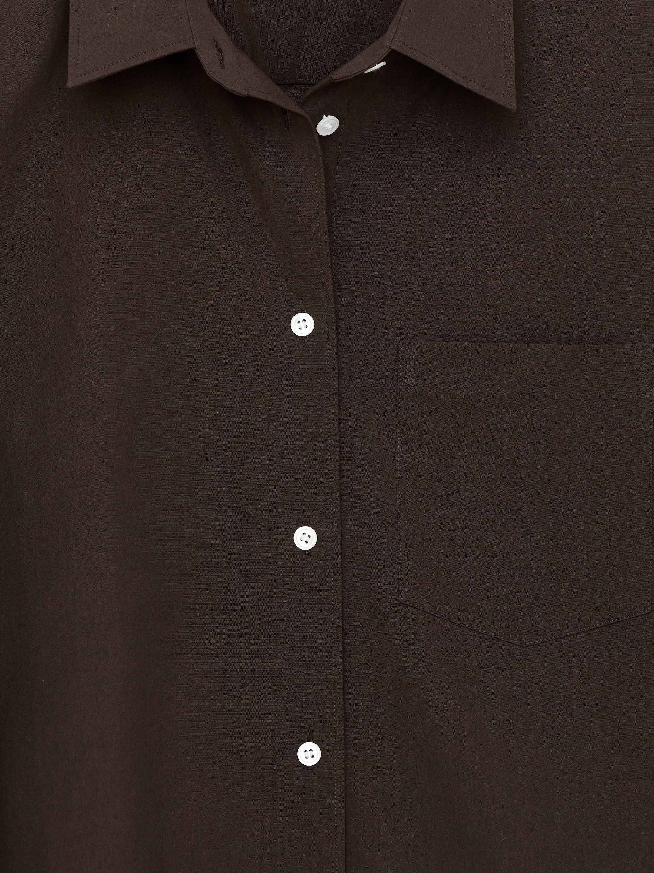 Vis større bilde: Skjorte med batwing-ermer - Brun - DAME | H&M NO 6