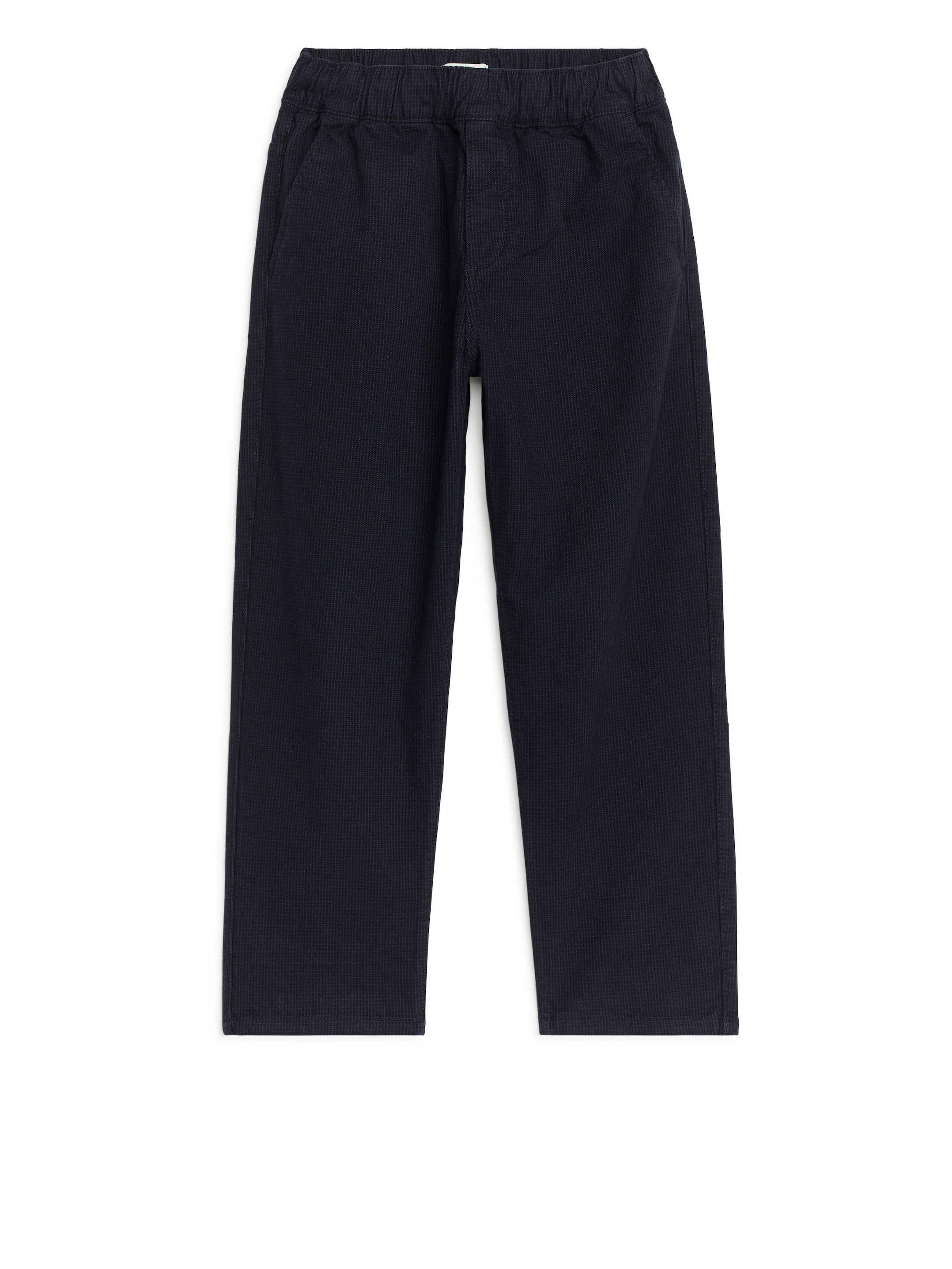 Spodnie w paski-Blue-11821