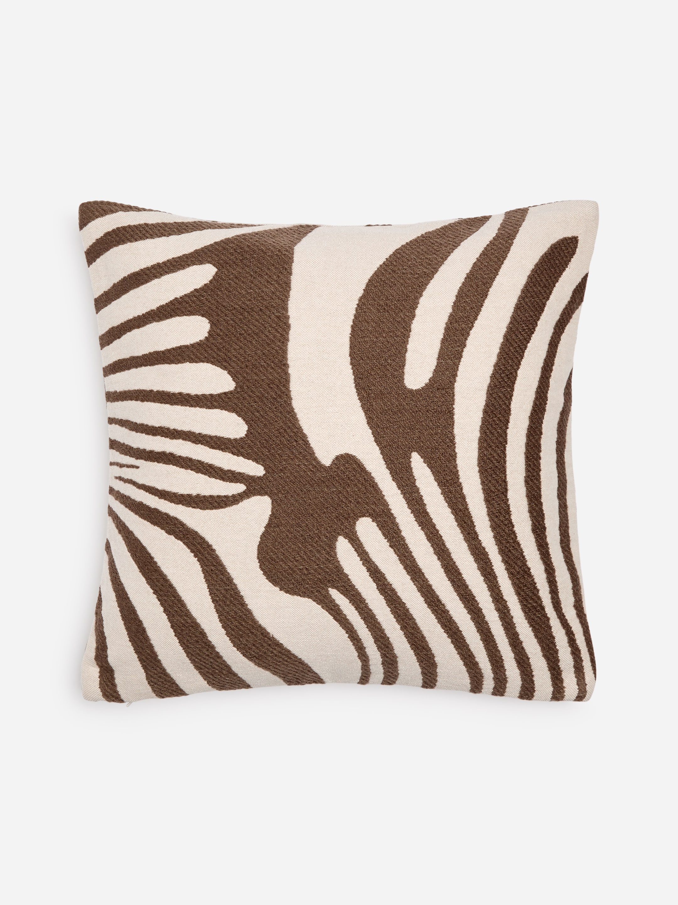 Cotton Wool Cushion Cover 50 x 50 cm-#65594F-16057