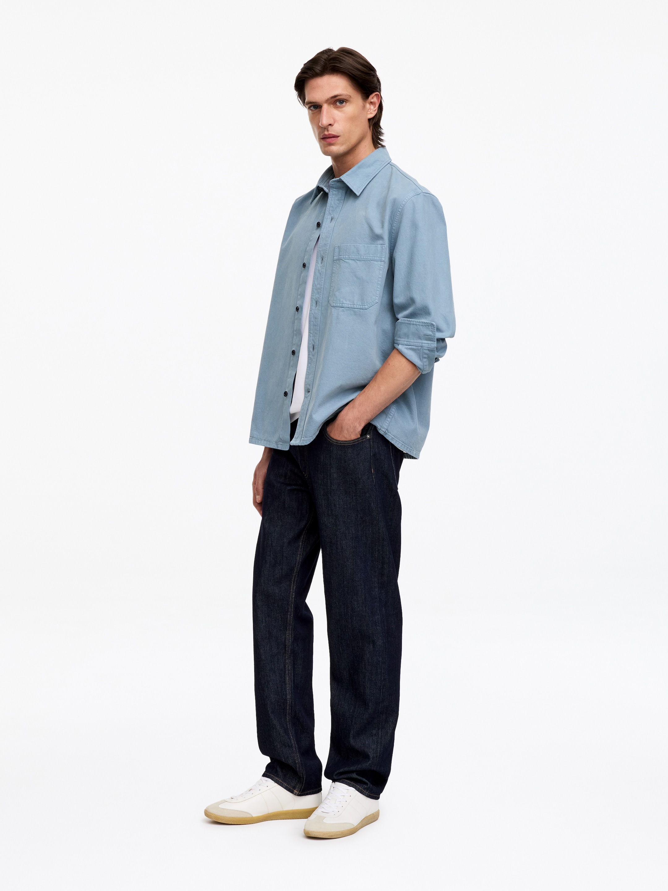 Overshirt aus Twill - Hellblau - Regular Fit - men - StillMedia/Lookbook - 4