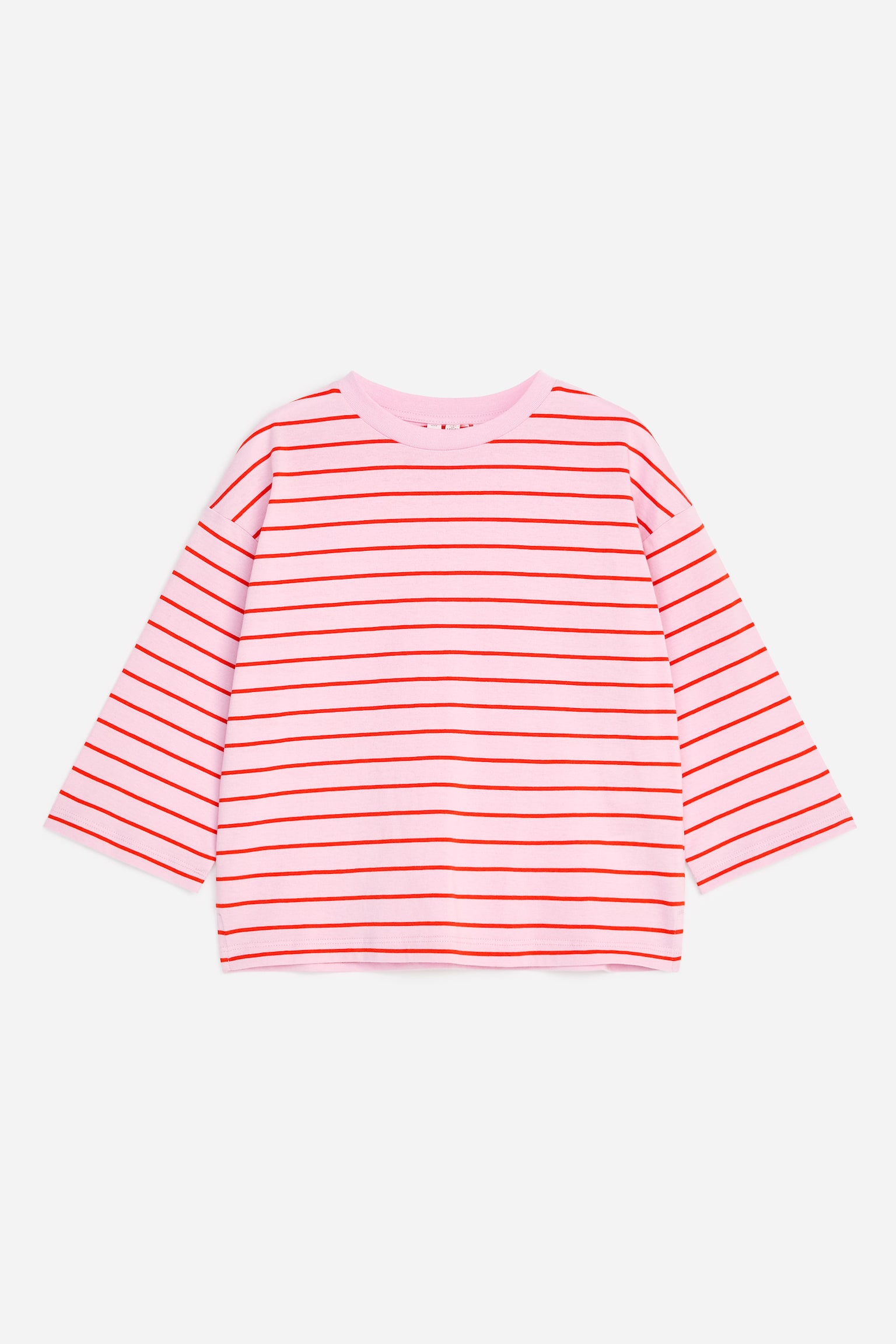 Long-Sleeved T-Shirt - Pink/Red/Pink/Green/White/Lilac/Orange/Off White/Multi stripe