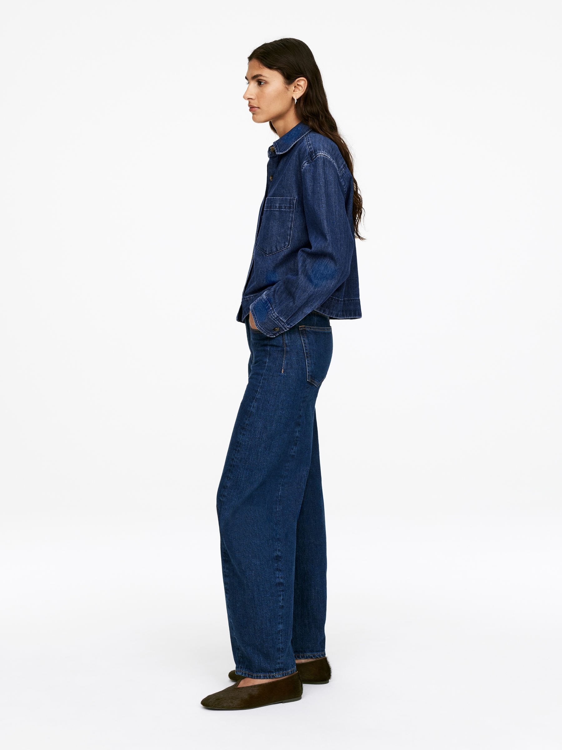 Denim Shirt - Blue - Regular fit - Women - StillMedia/Lookbook - 3