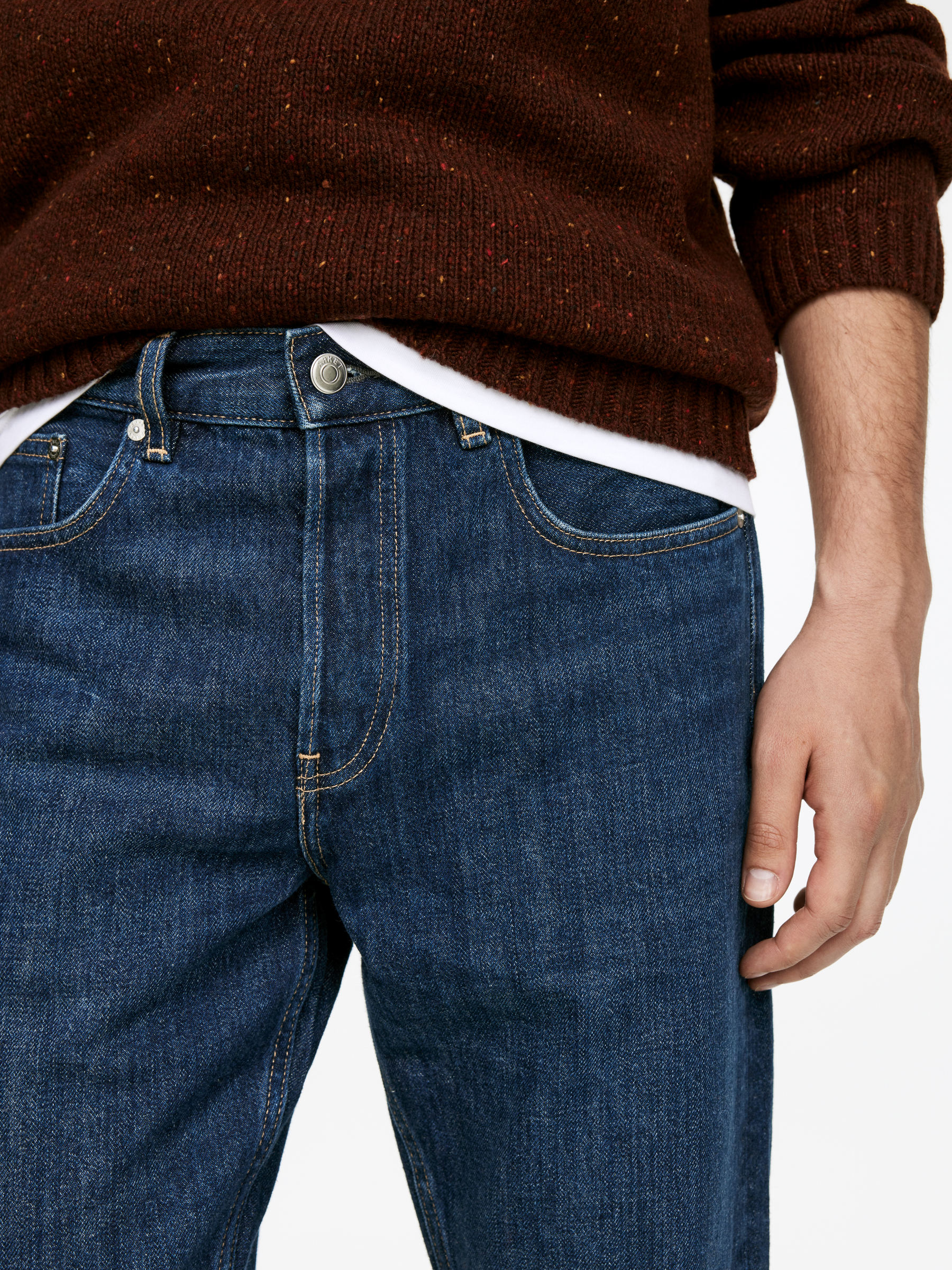 PARK Regular Straight Jeans - Dark Blue - Regular fit - Men - StillMedia/Lookbook - 14