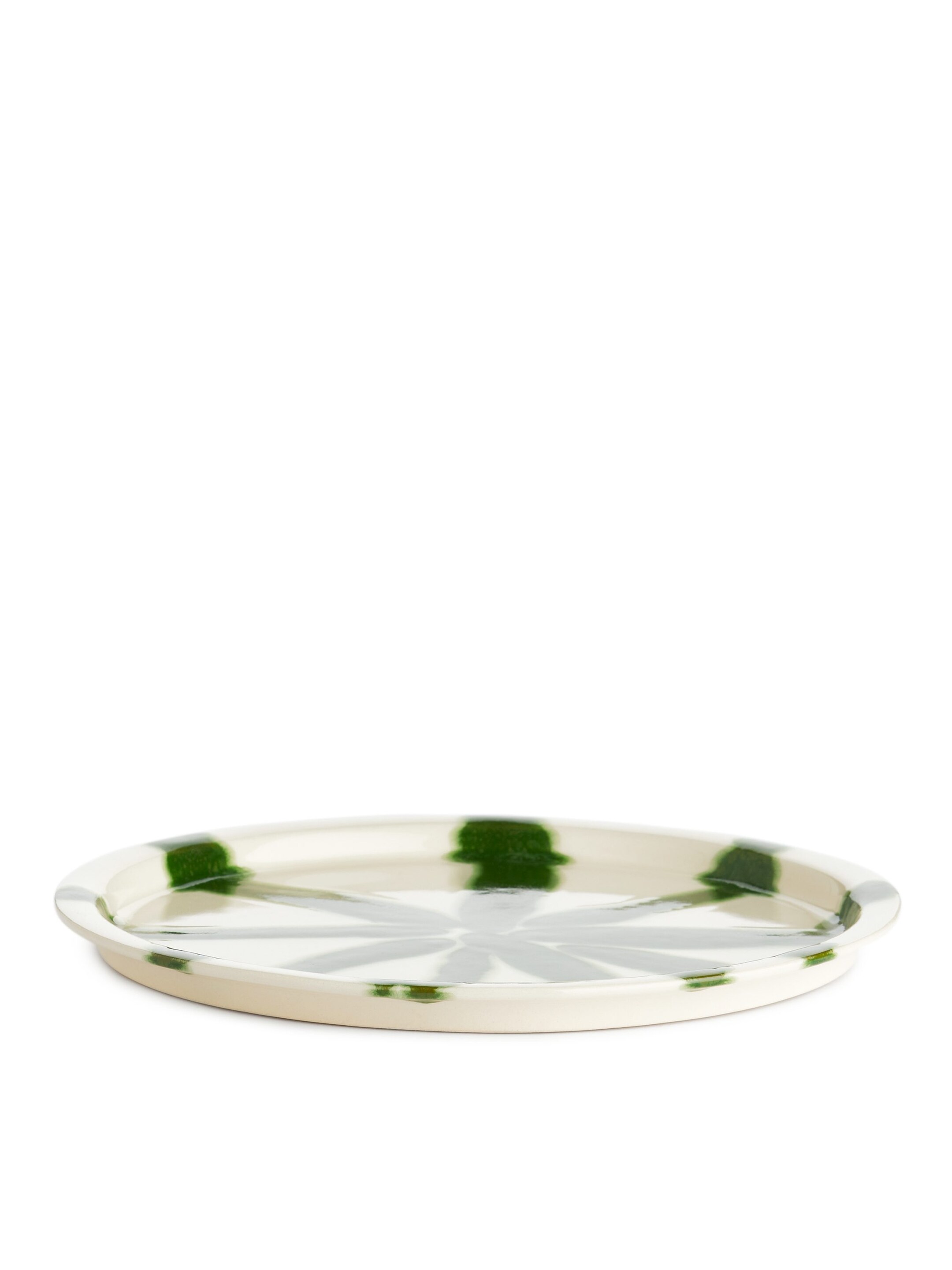 View larger image: Stoneware Plate 22 cm - Green - Home All | H&M GB 2