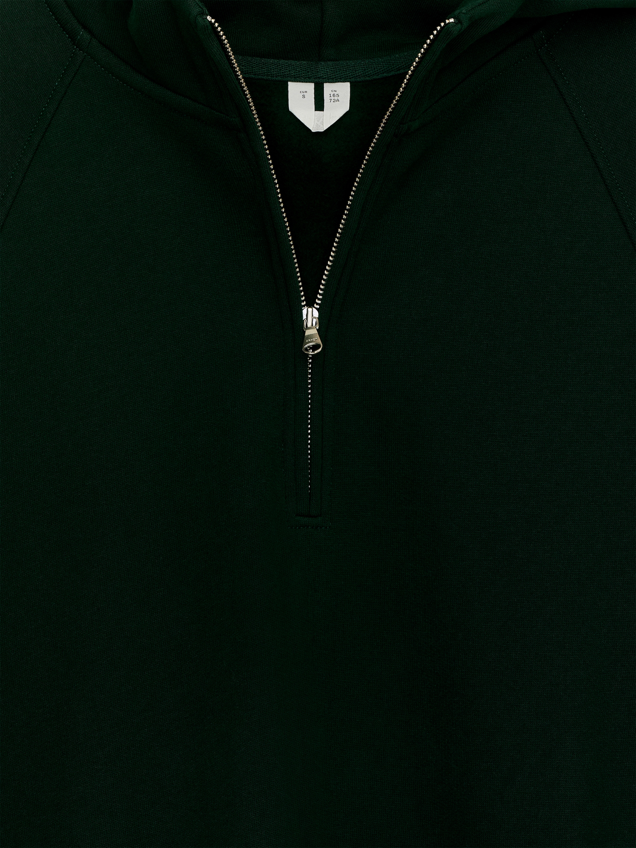 Hoodie med dragkedja - Mörkgrön - Regular fit - Women - StillMedia/DescriptiveStillLife - 2