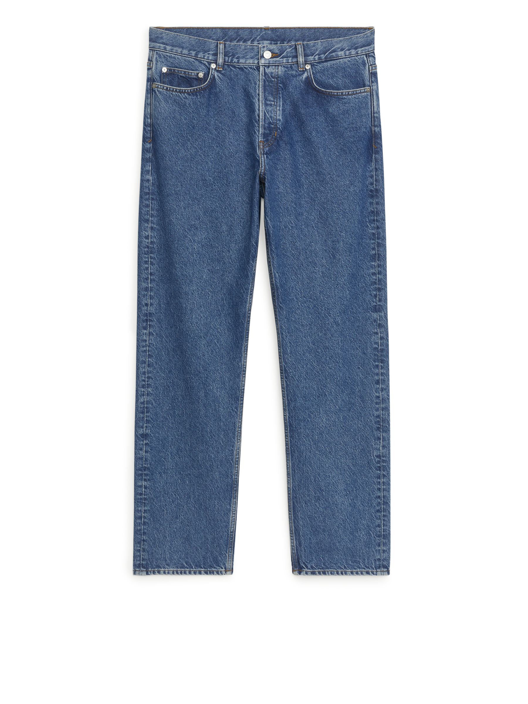 LOOSE Aqua Wash Jeans - Mid Blue - Corte holgado - Men - StillMedia/DescriptiveStillLife - 1