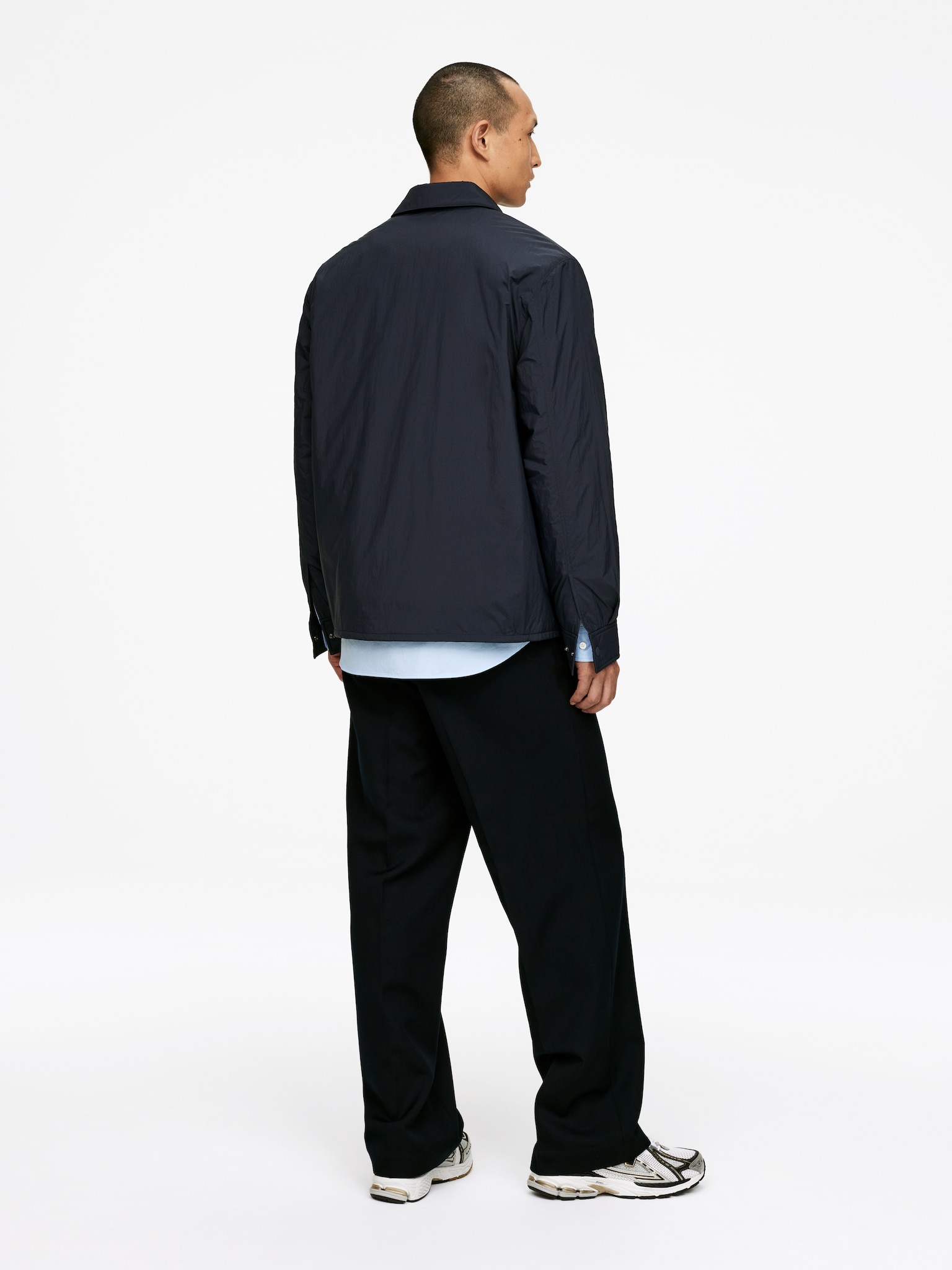 Light-Padded Overshirt - Dark Blue - 3