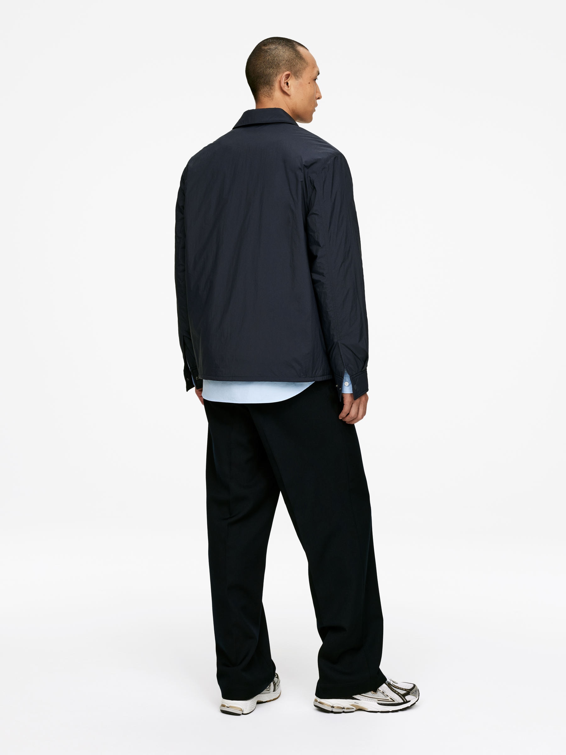 Light-Padded Overshirt - Dark Blue - Regular fit - Men - StillMedia/Lookbook - 10