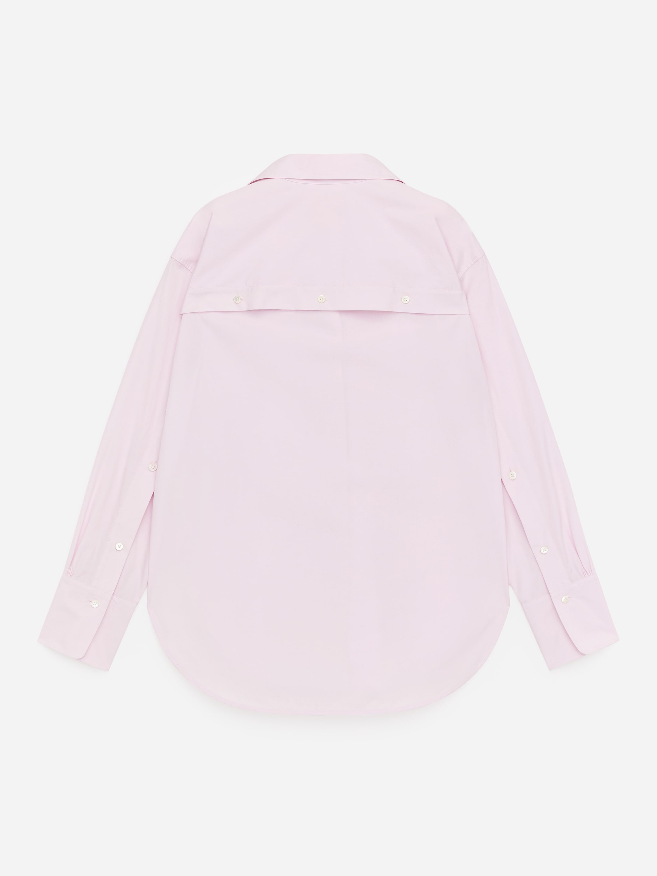 ARKET and Laila Gohar Button-Back Shirt - Light Pink - Loose fit - Women - StillMedia/DescriptiveStillLife - 4