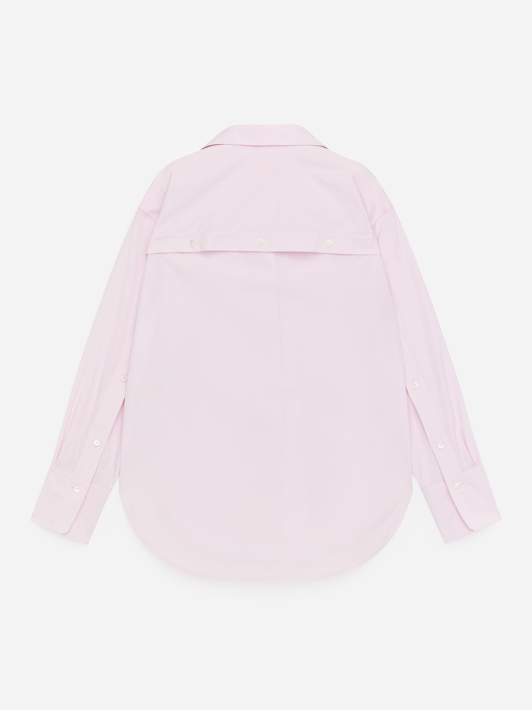 ARKET and Laila Gohar Button-Back Shirt - Light Pink - Loose fit - Women - StillMedia/DescriptiveStillLife - 4