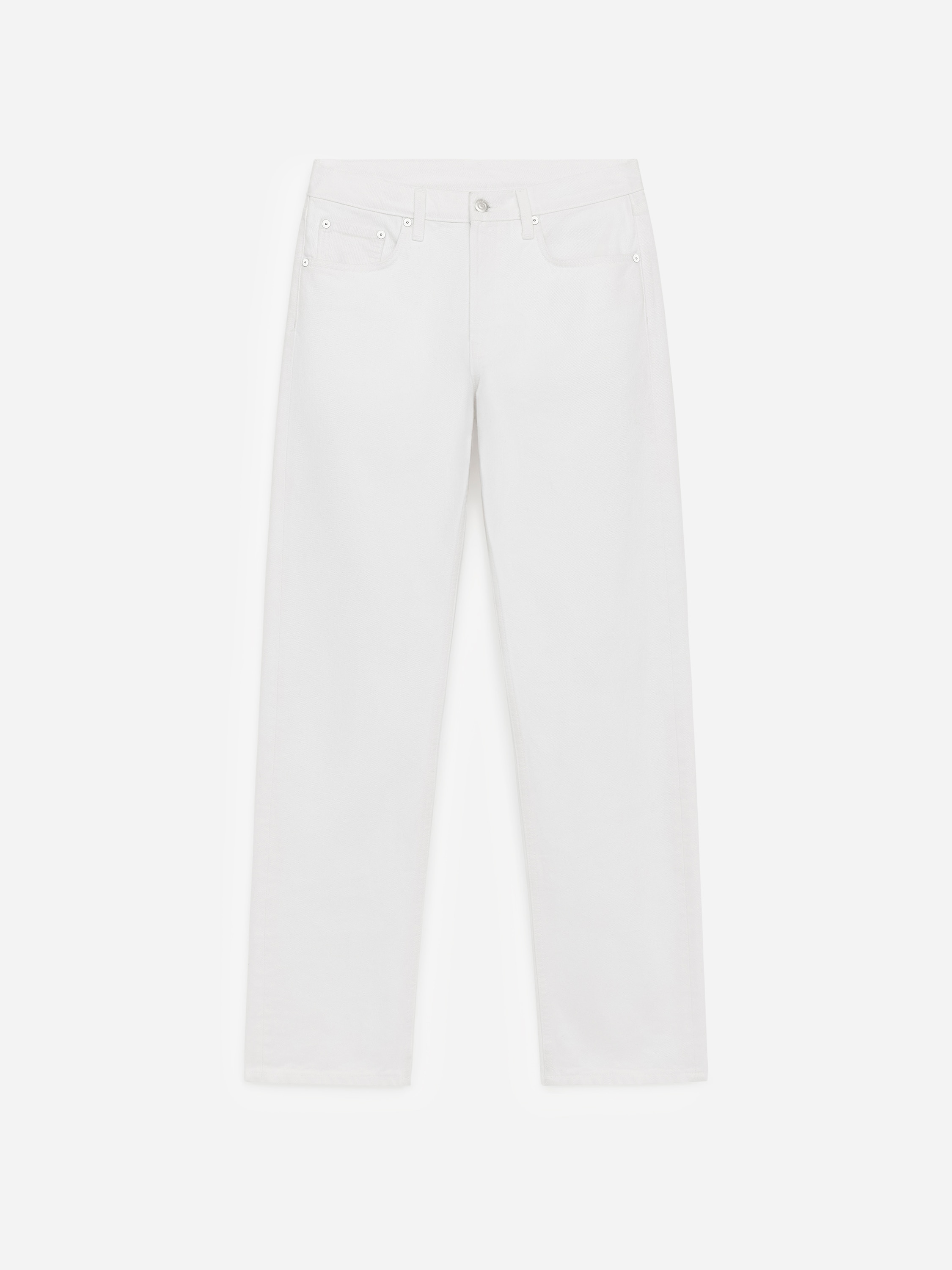 SNOW Straight Jeans - White/Black/Dusty Blue