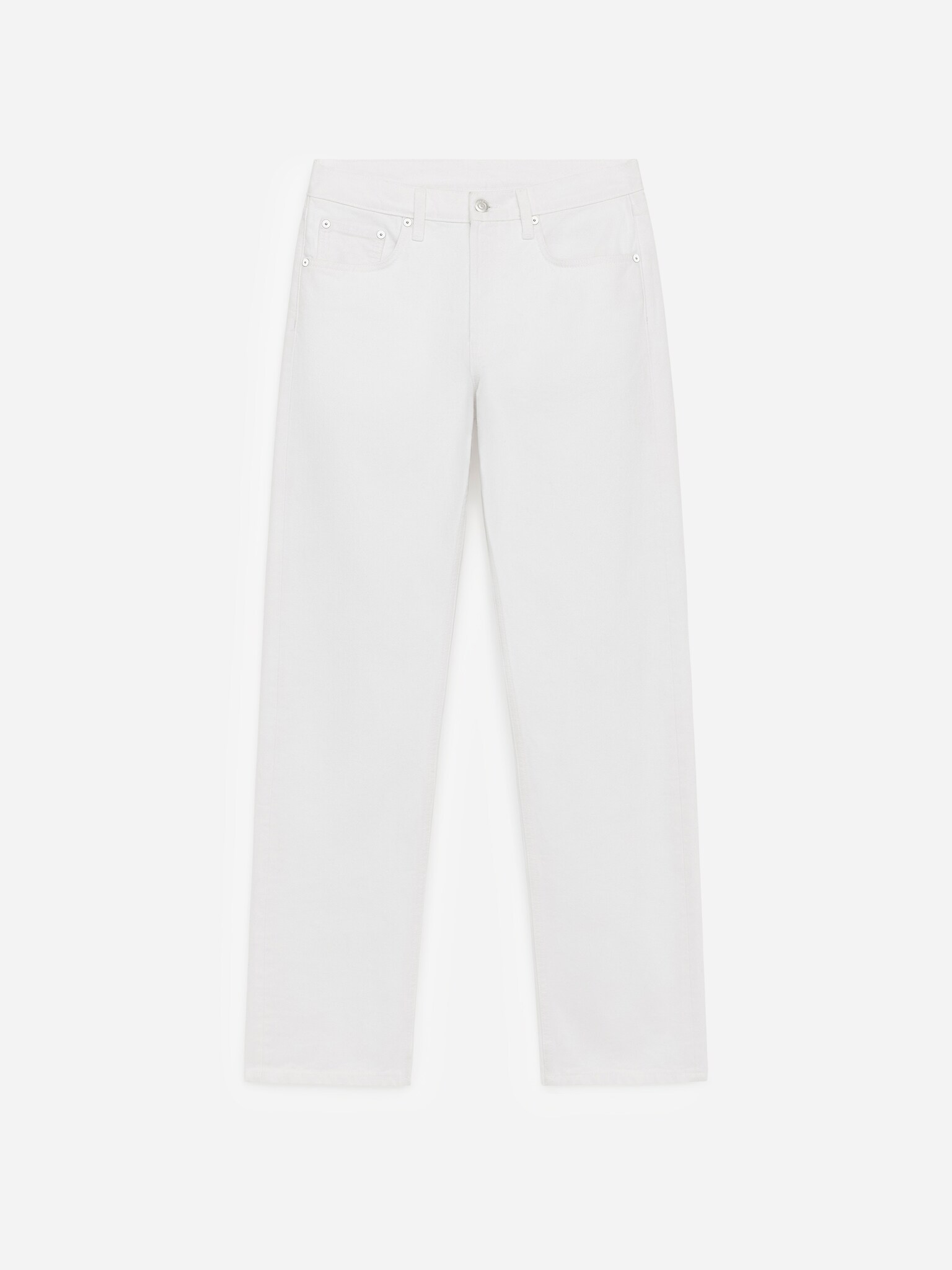 SNOW Straight Jeans - White/Dusty Blue - 2