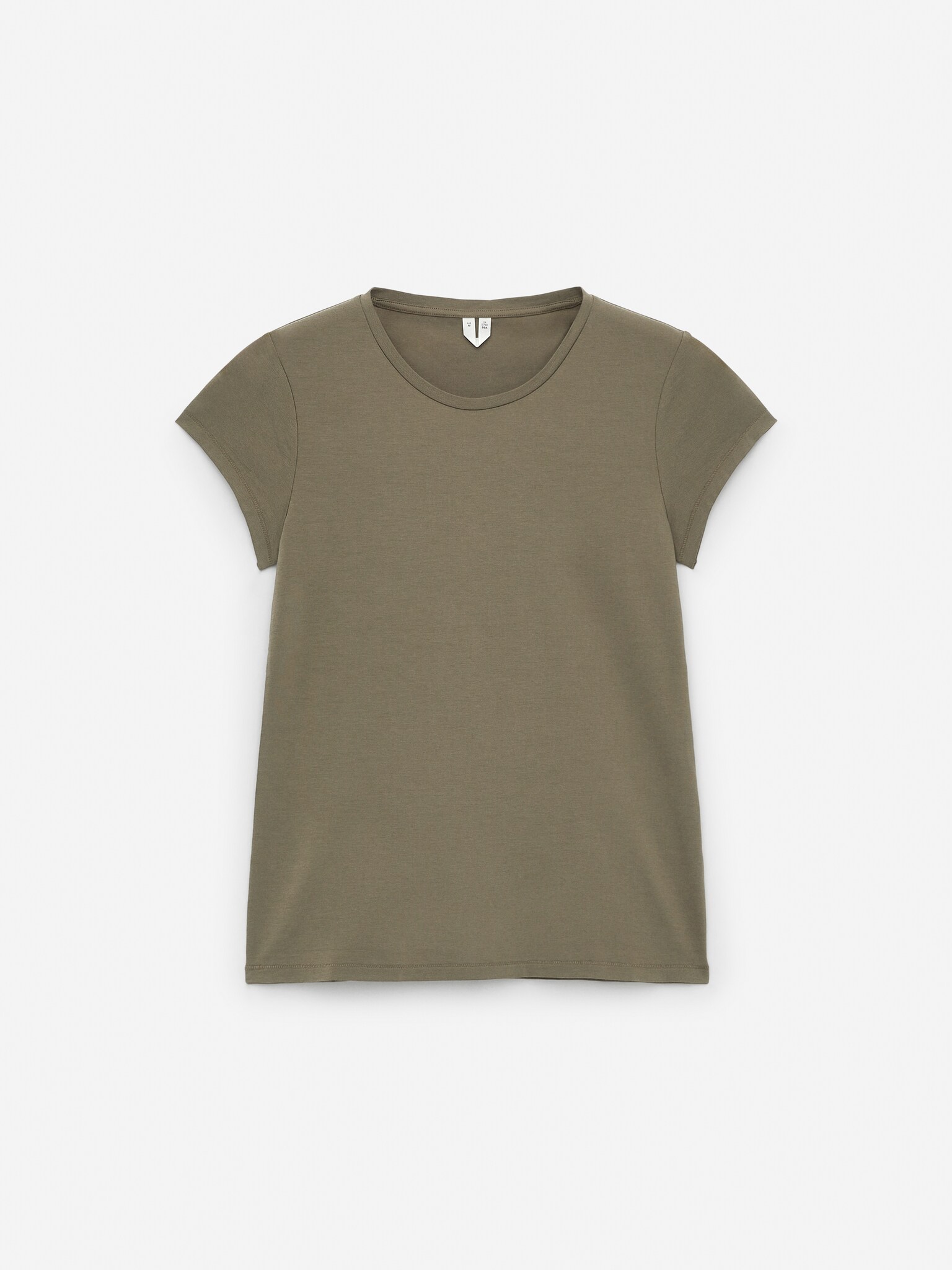 LUNA Fitted T-Shirt - Khaki Green/White/Black