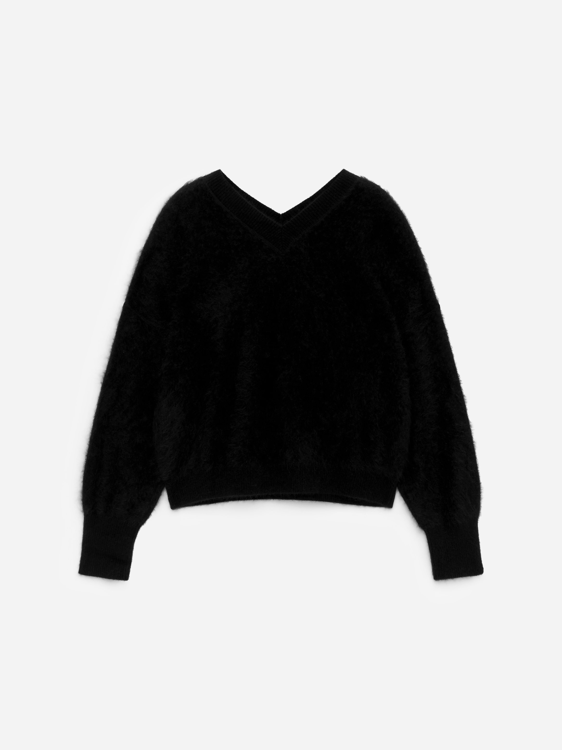 Maglione in puro cashmere spazzolato-#272627-17425