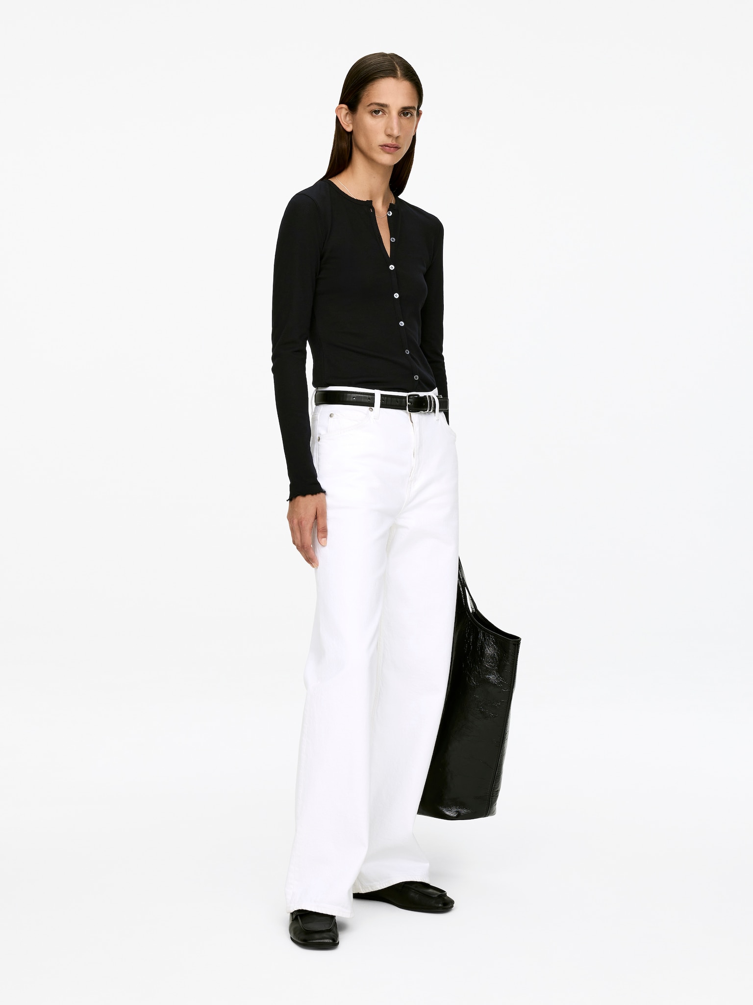 Mesh Top - Black/Off White - 3