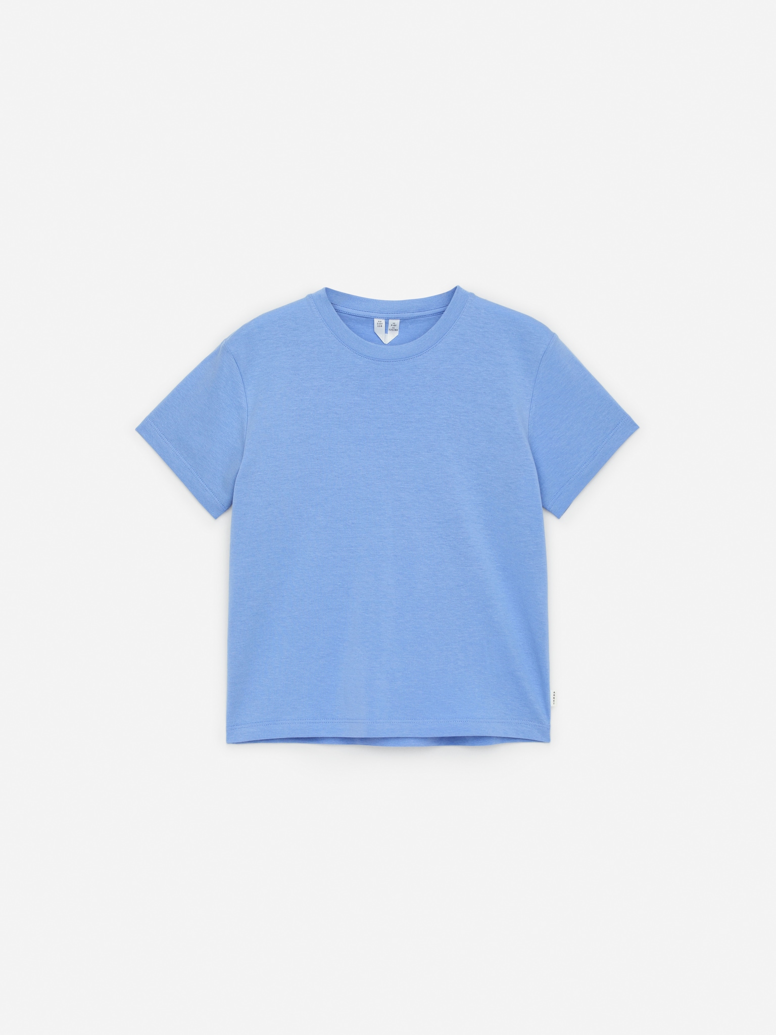 T-Shirt mit Rundhalsausschnitt - Blau/Grün/Graumeliert/Lila/Weiß - 1
