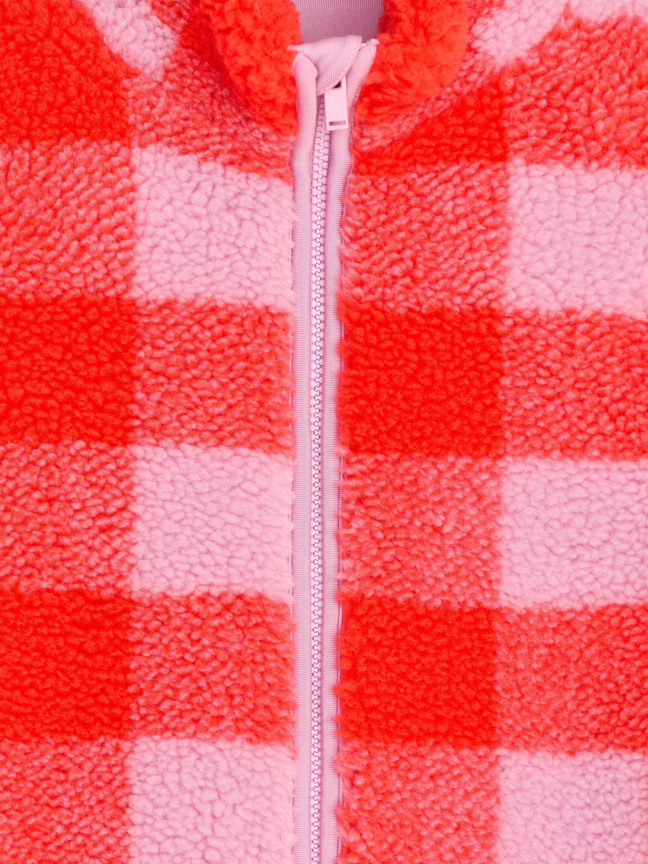 Veste en peluche - Rouge/Rose - Relaxed fit - children - StillMedia/DescriptiveDetail - 3