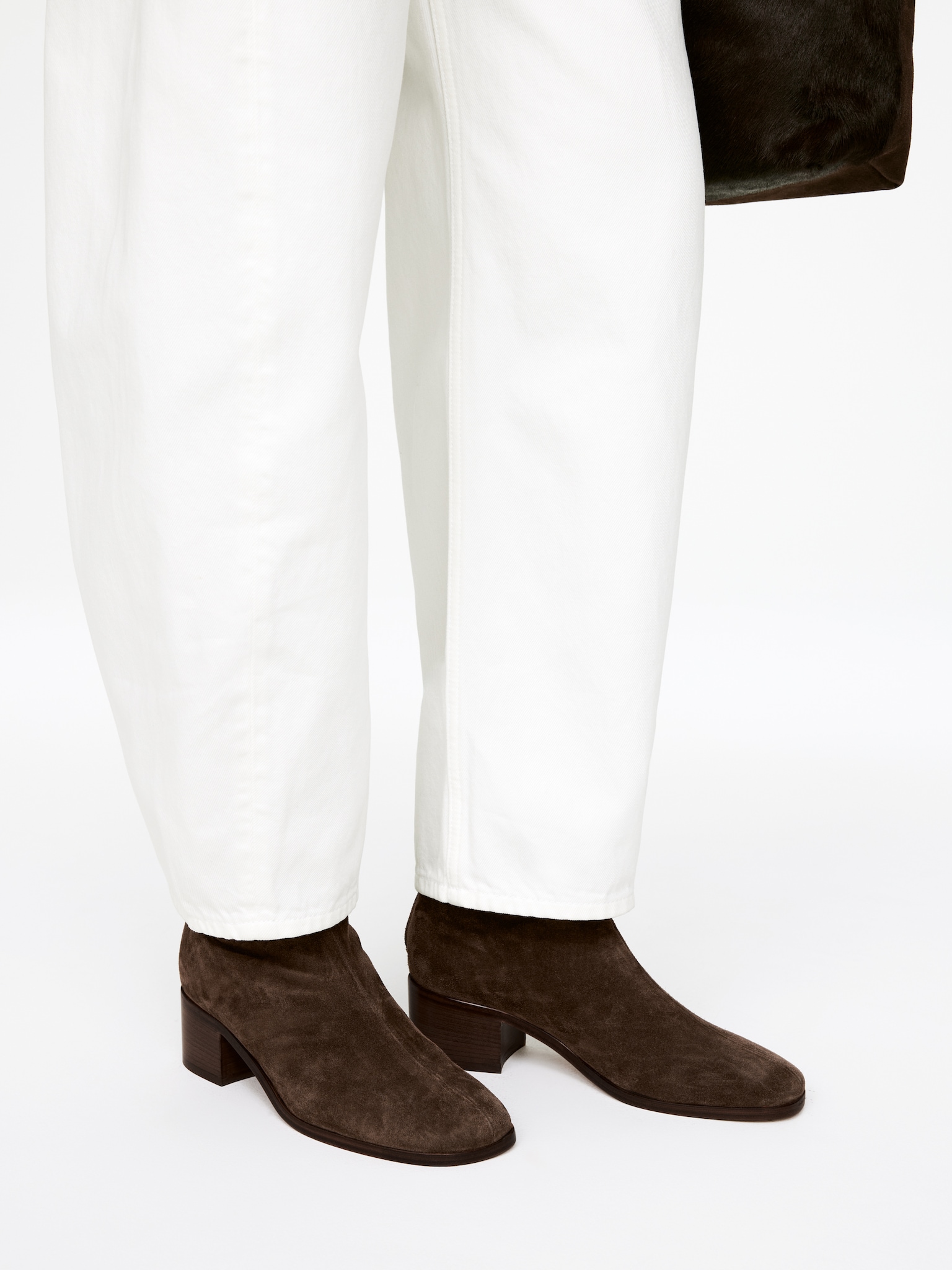 Bottines en daim - Marron