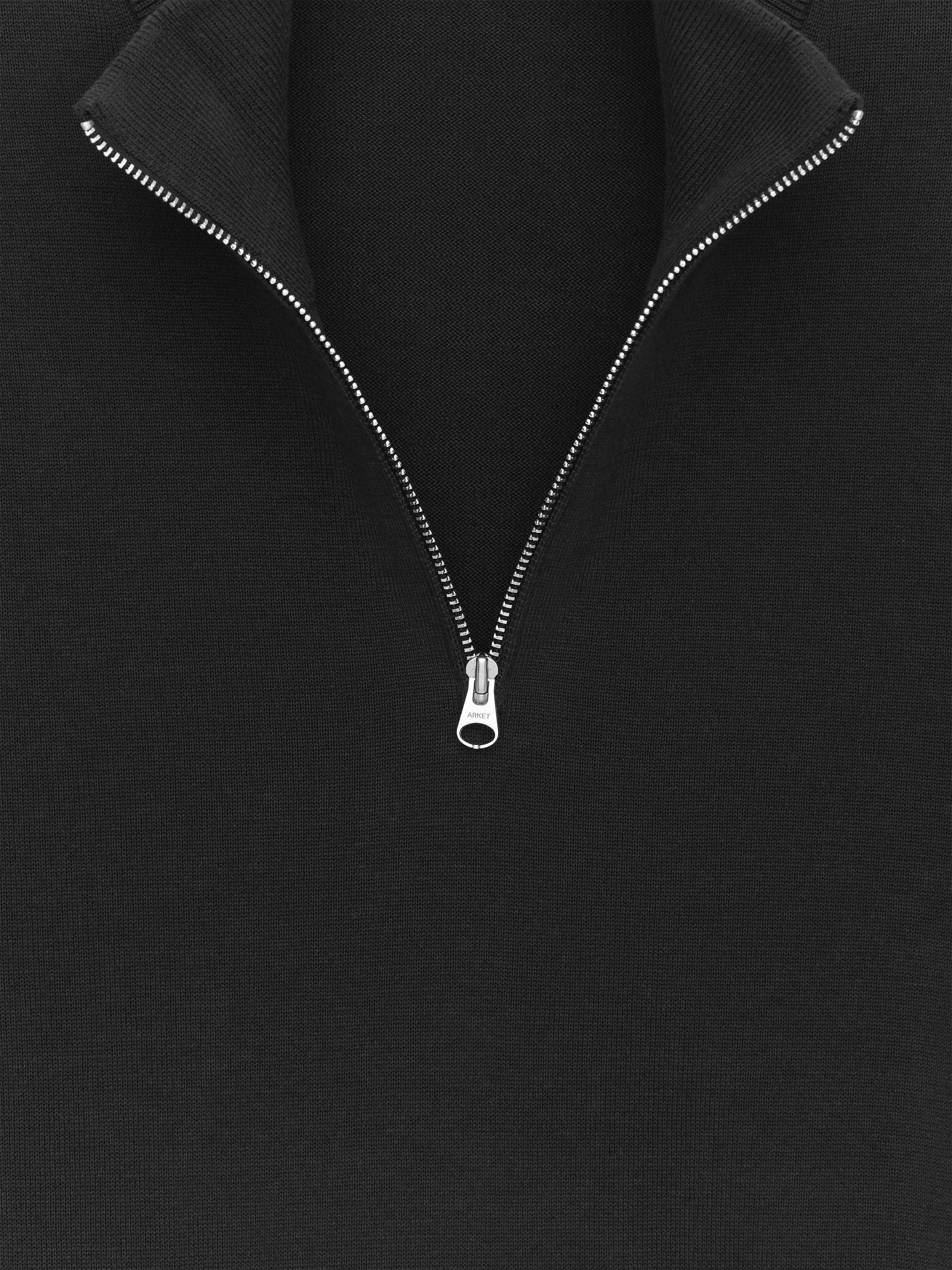 Jersey de media cremallera de punto - Negro - Corte estándar - Men - StillMedia/DescriptiveStillLife - 1