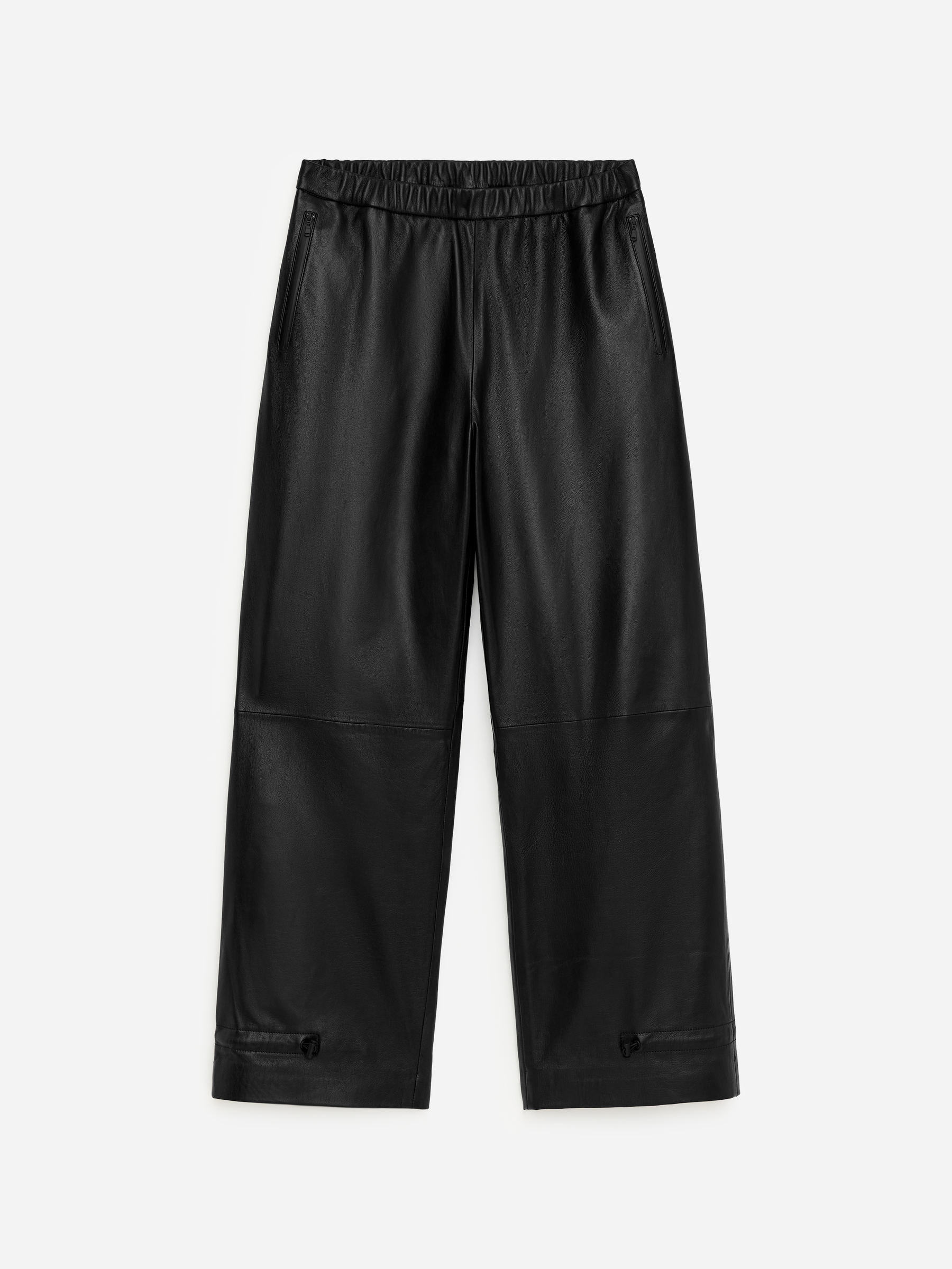 Lockere Lederhose - Schwarz - Relaxed Fit - Damen - StillMedia/DescriptiveStillLife - 1