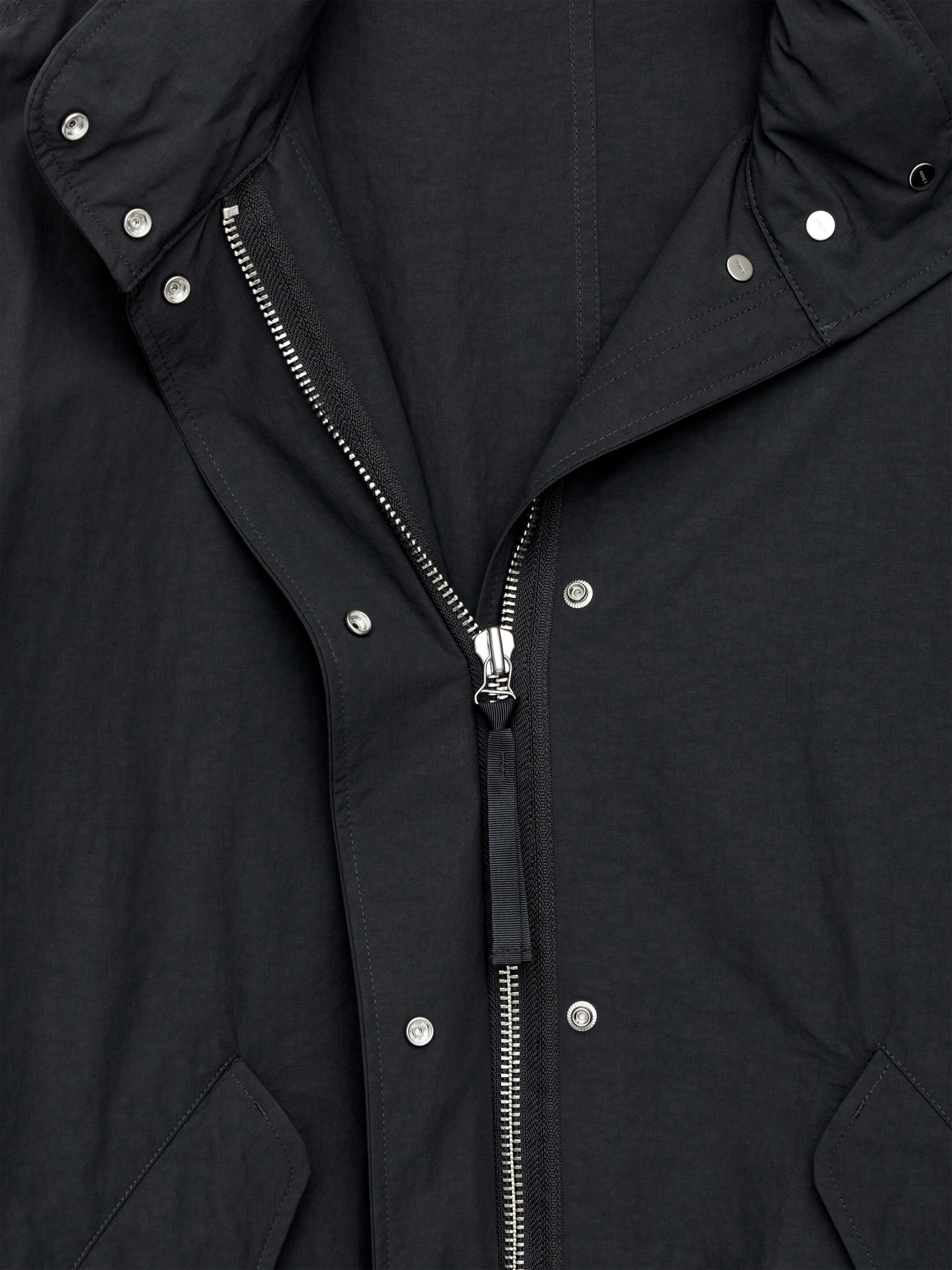 Ingrandisci l'immagine: Nylon Fishtail Parka - Dark Grey - DONNA | H&M CH 3