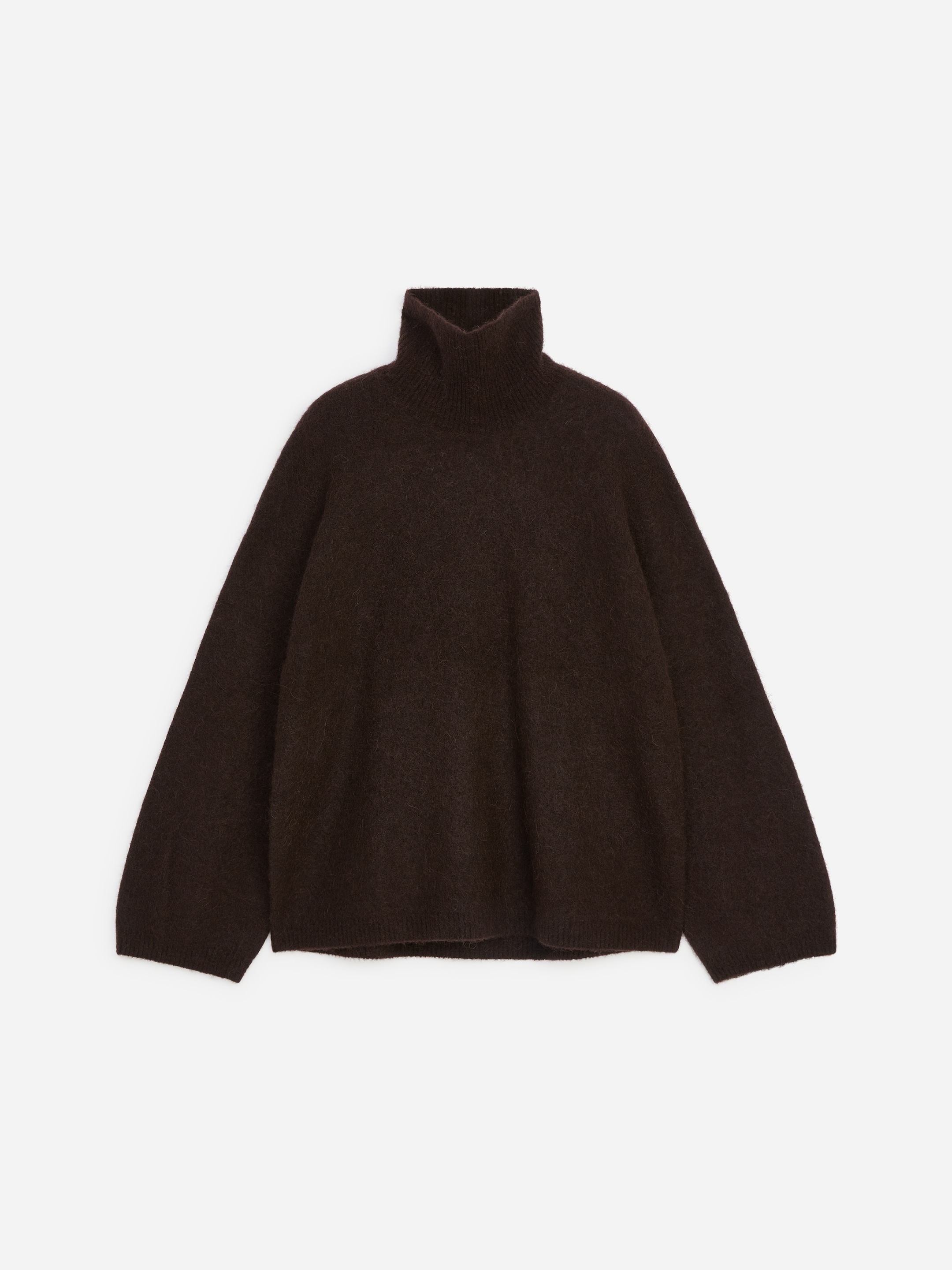 Roll-Neck Jumper-#413A3B-20599