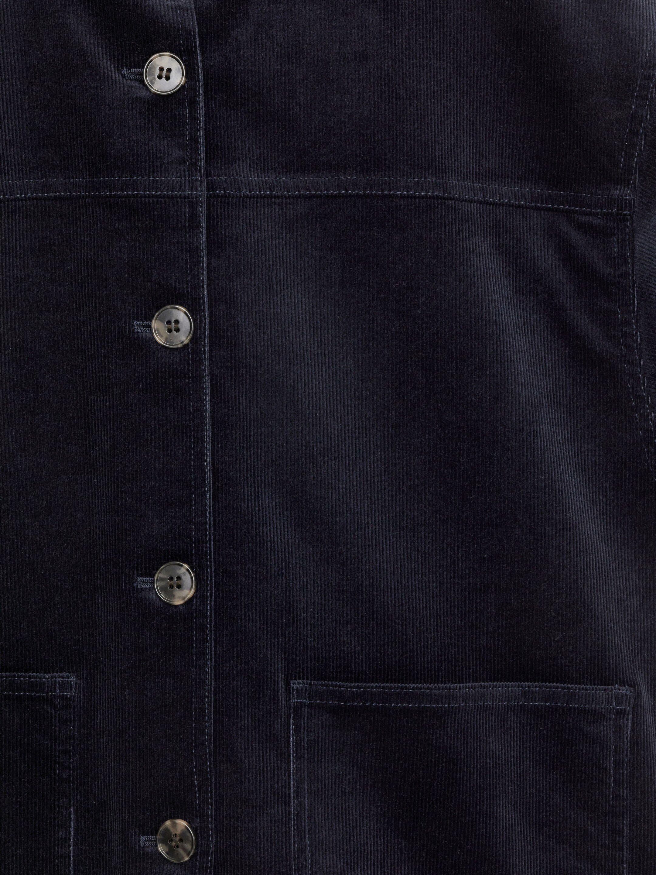 Προβολή μεγαλύτερης εικόνας: Corduroy Overshirt - Σκούρο Μπλε - Ladies | H&M GR 6