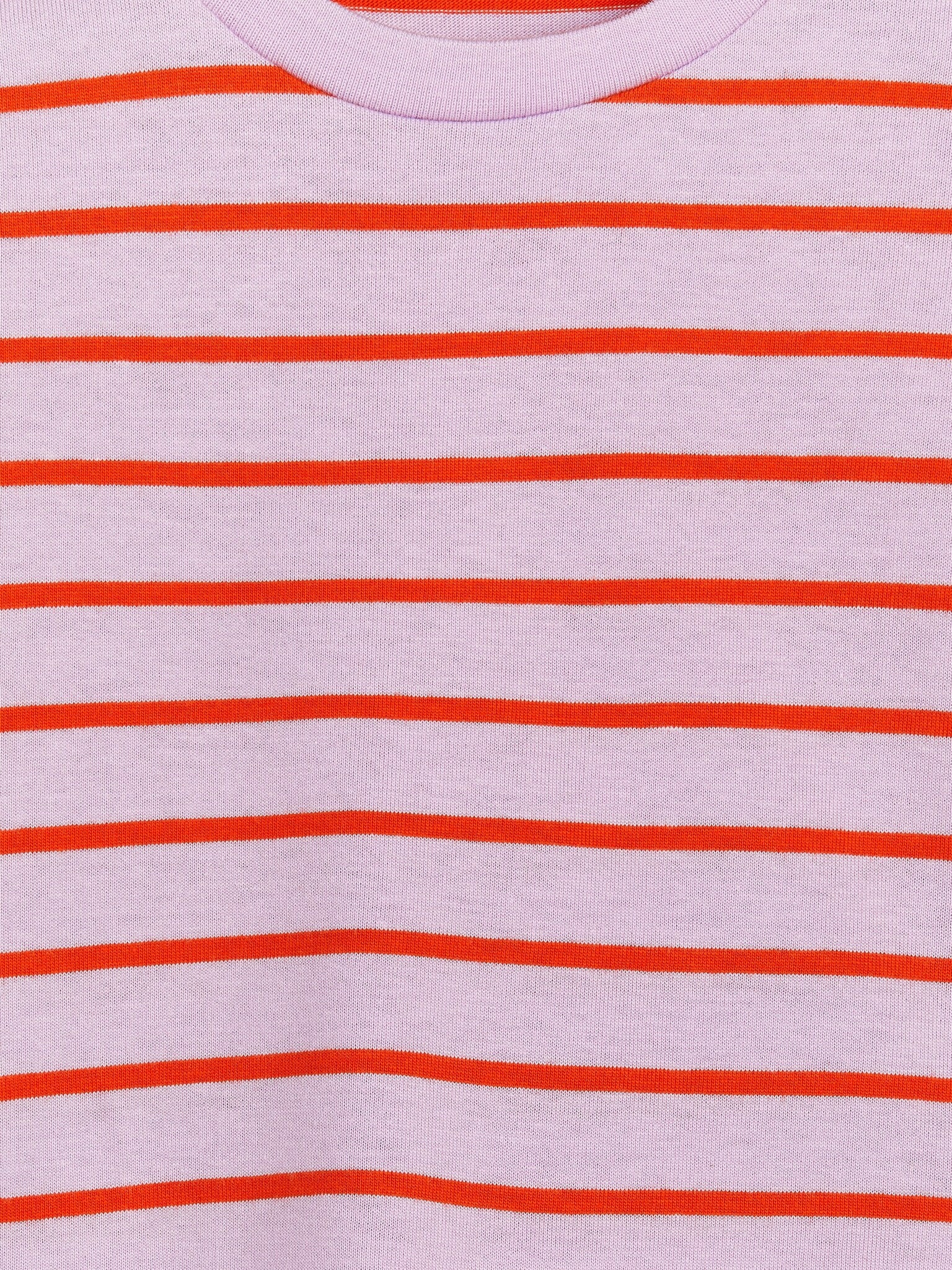 Langarm-Oberteil - Rot/Flieder/Grün/Blau/Flieder/Rot/Hellblau/Cremeweiß - 3