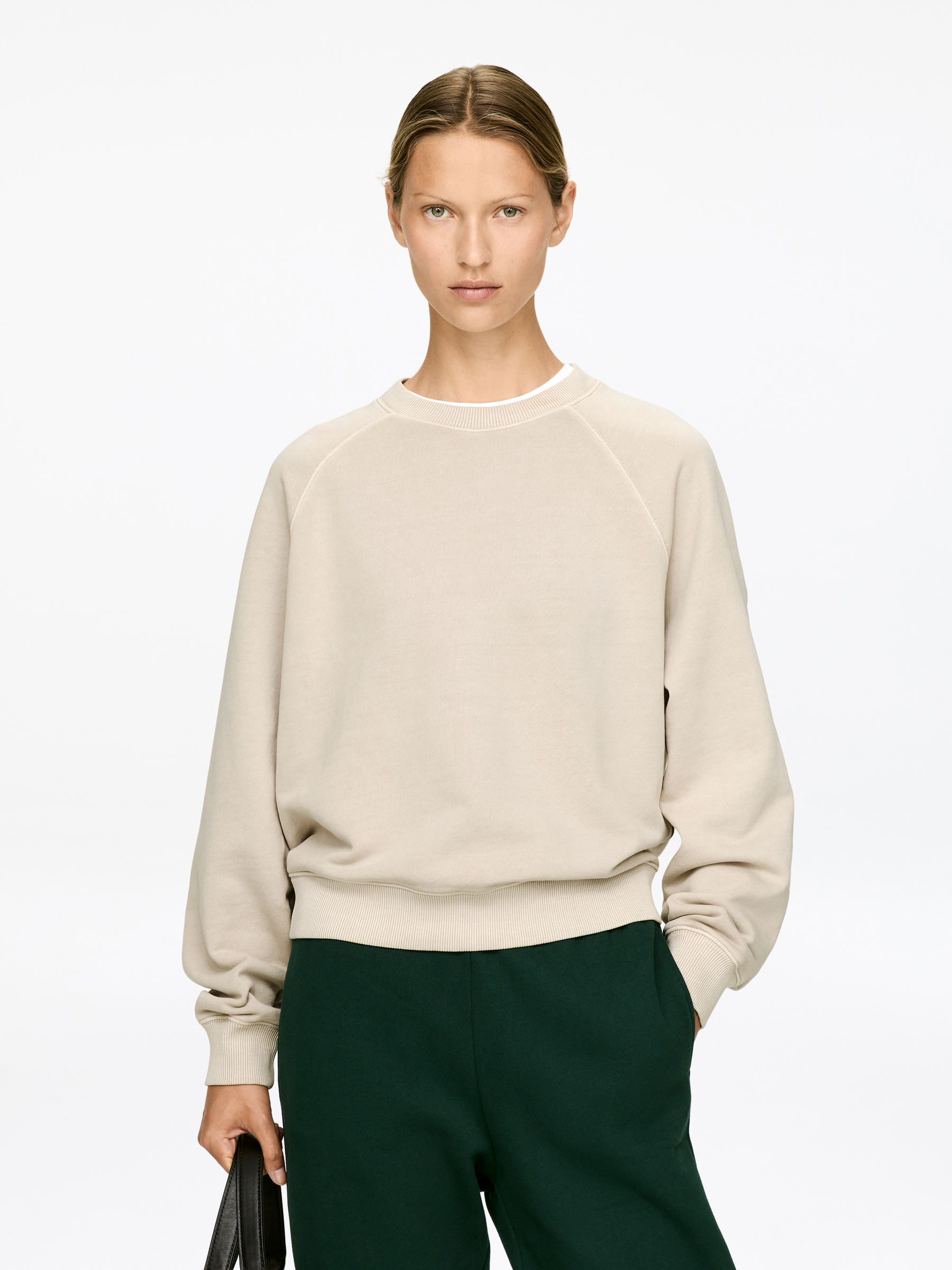 Terry Sweatshirt-#B4B1A9-17467