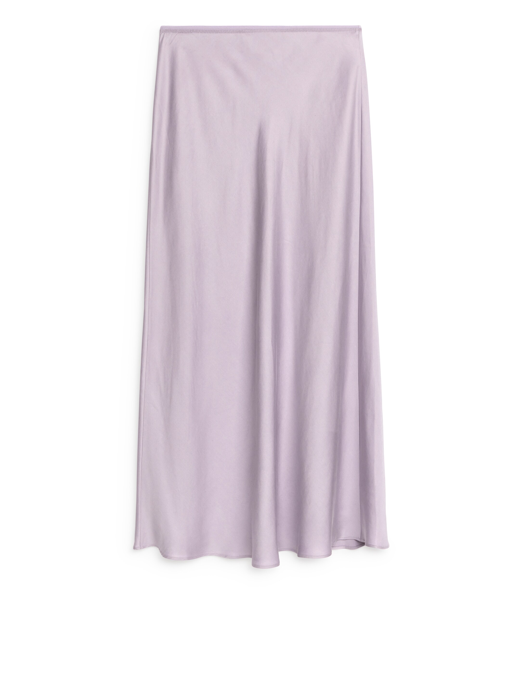 Maxi Satin Skirt - Lilac - Regular fit - Women - StillMedia/DescriptiveStillLife - 1