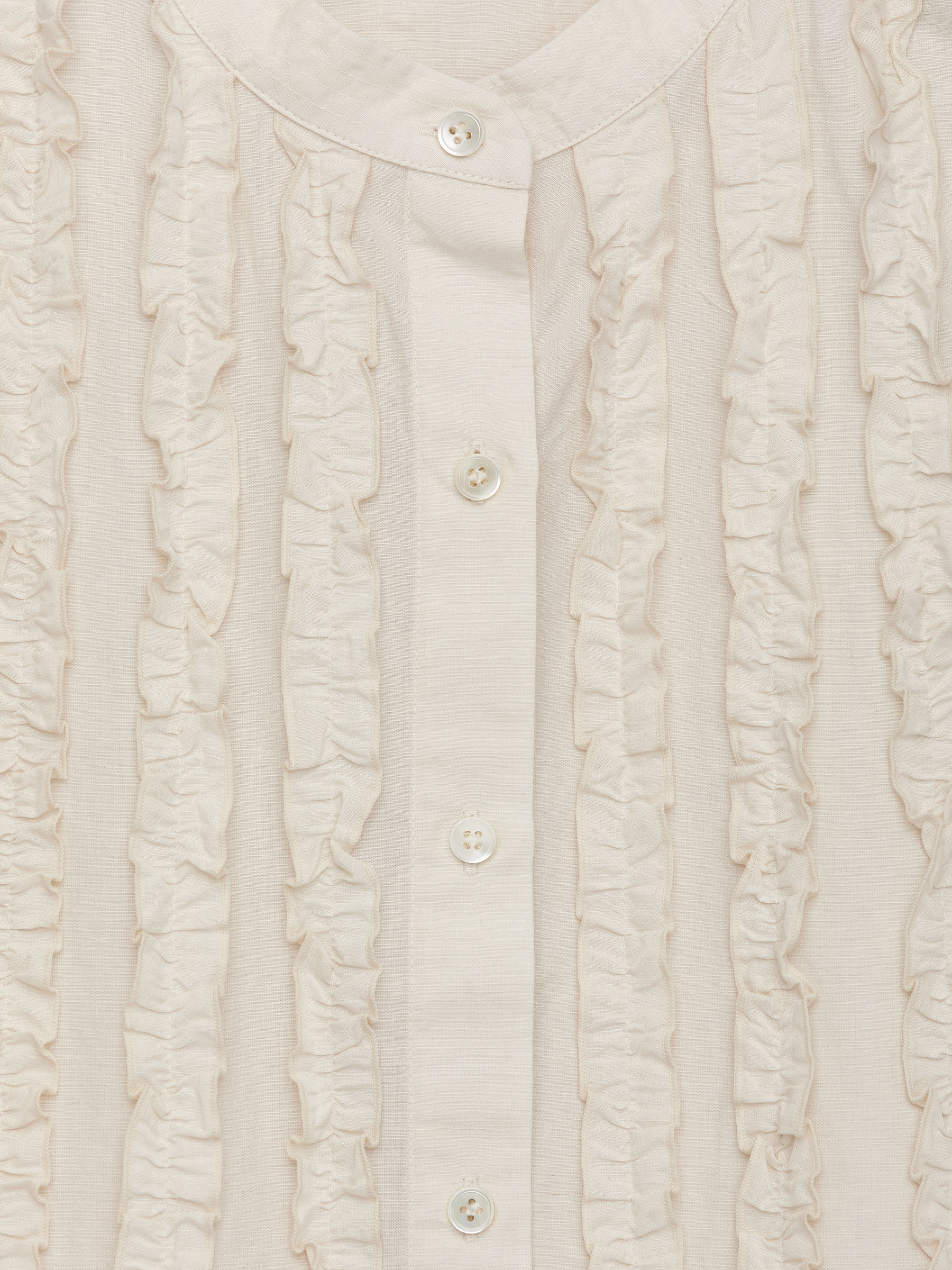 Frill Top - White - Regular fit - Women - StillMedia/DescriptiveDetail - 1