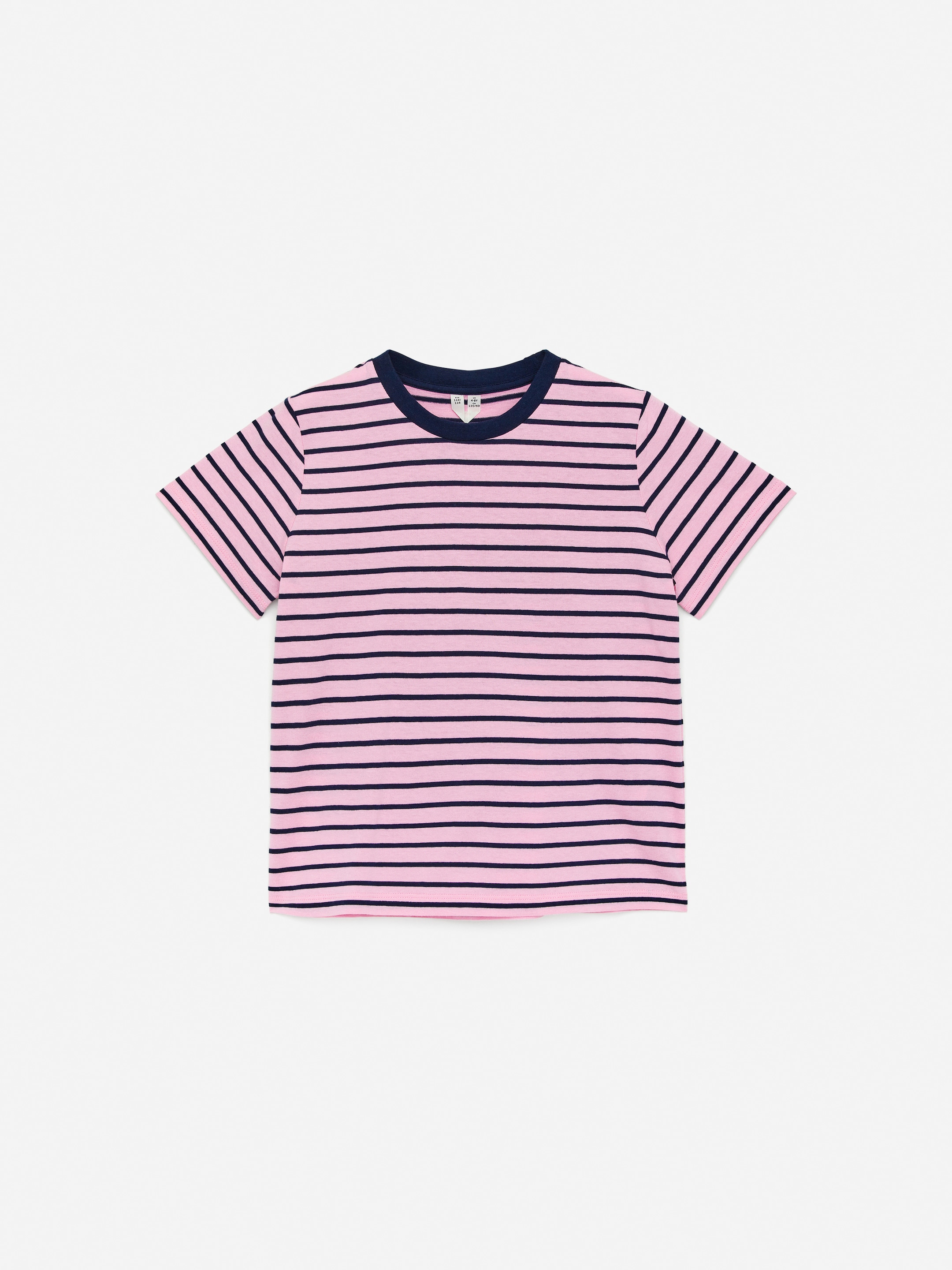 Zobacz większy obraz: T-shirt w paski - Różowy/ciemnoniebieski - Dziecko | H&M PL 1