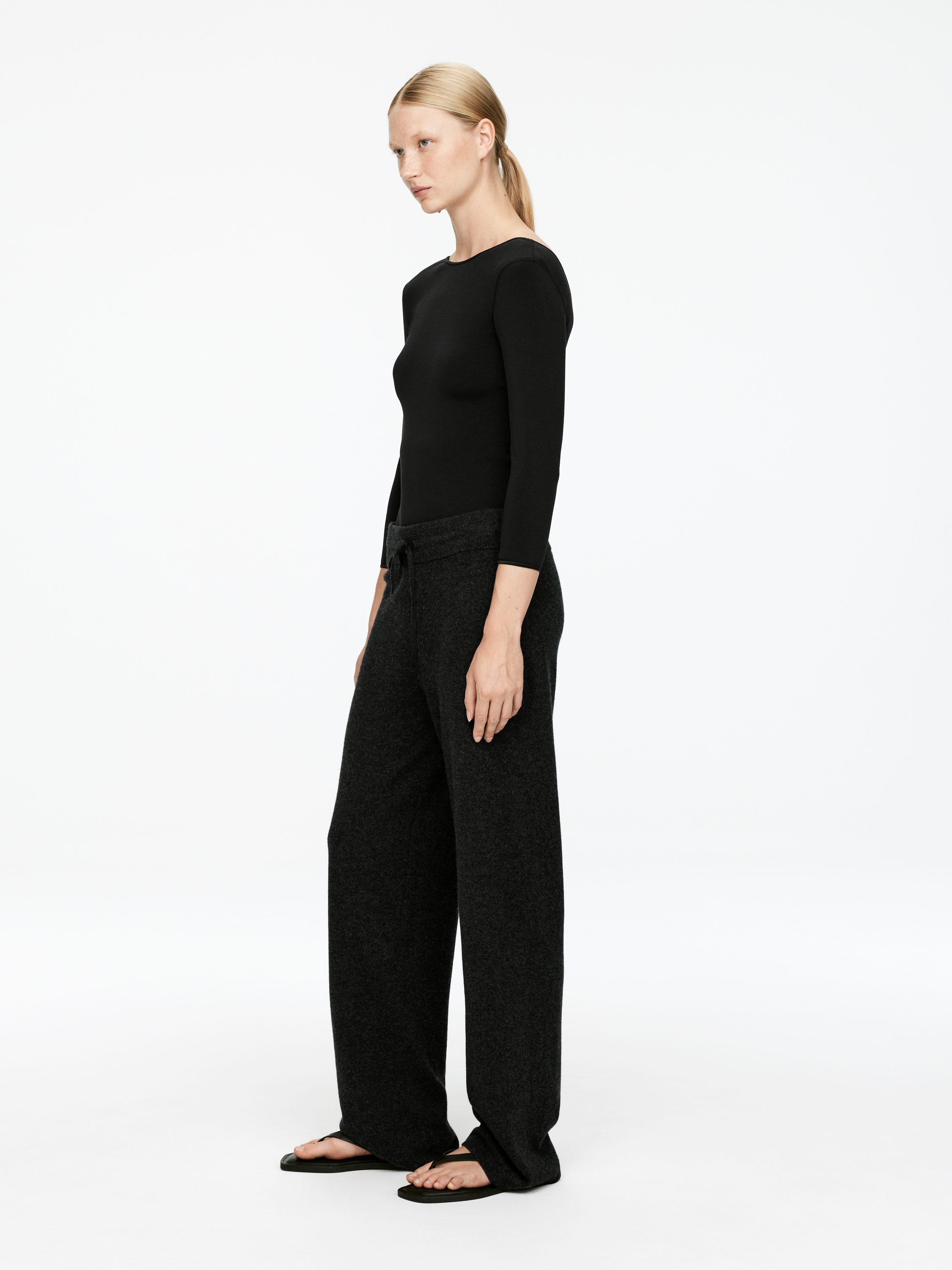 Long-Sleeve Bodysuit - Black - Slim fit - Women - StillMedia/Lookbook - 3