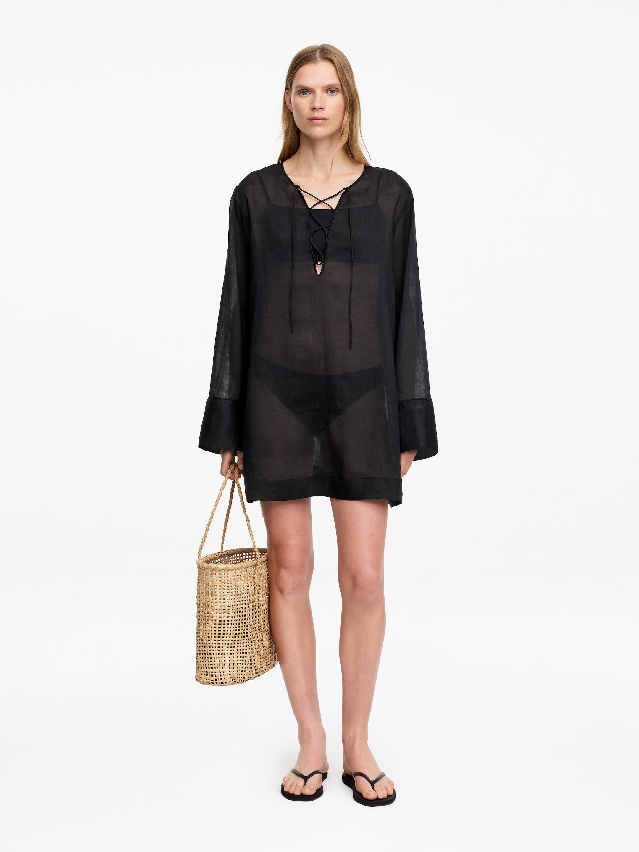 Ramie Beach Dress-#272627-19272