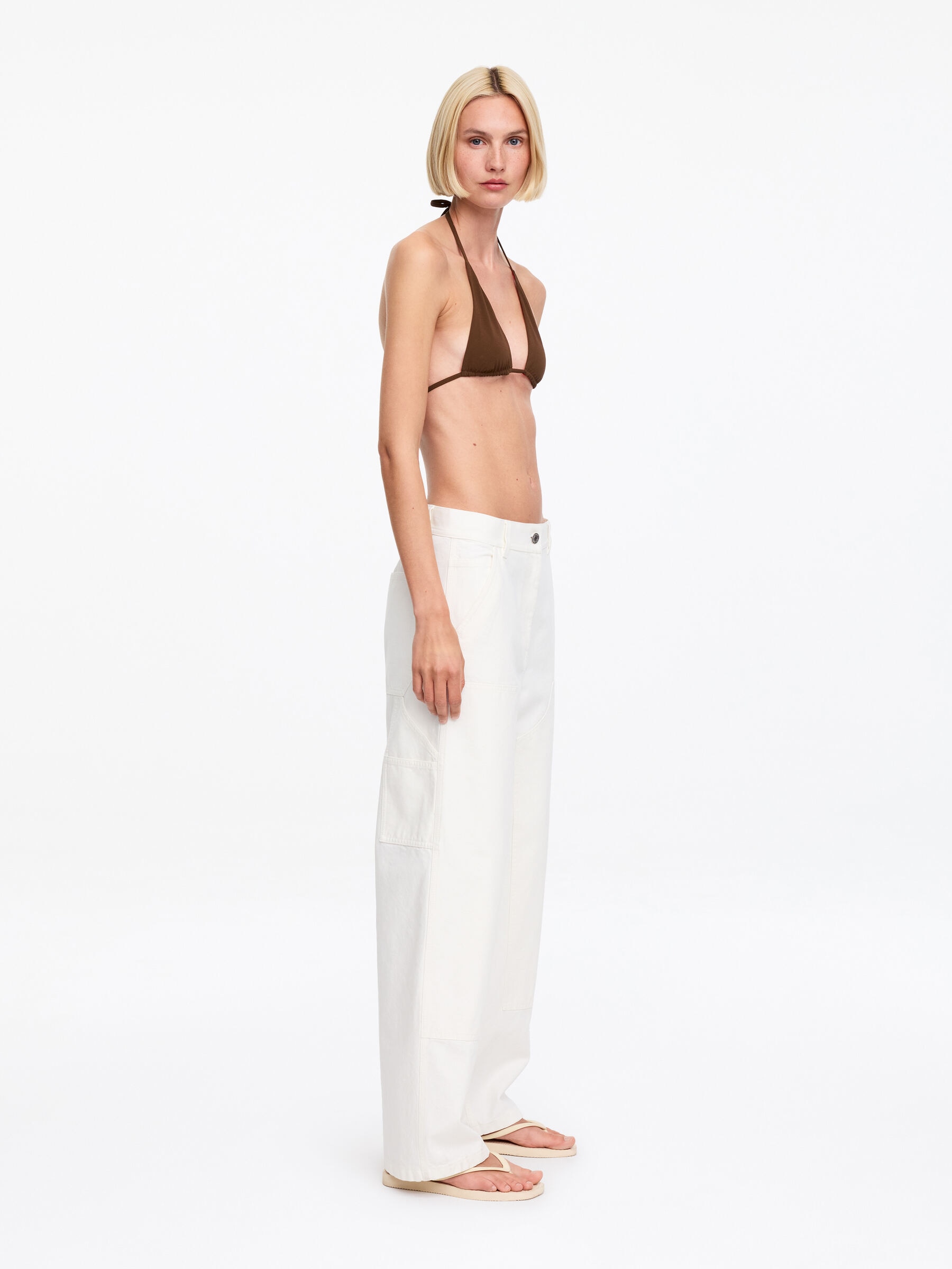 ARKET and Laila Gohar Bikini Top - Brown - Women - StillMedia/Lookbook - 4