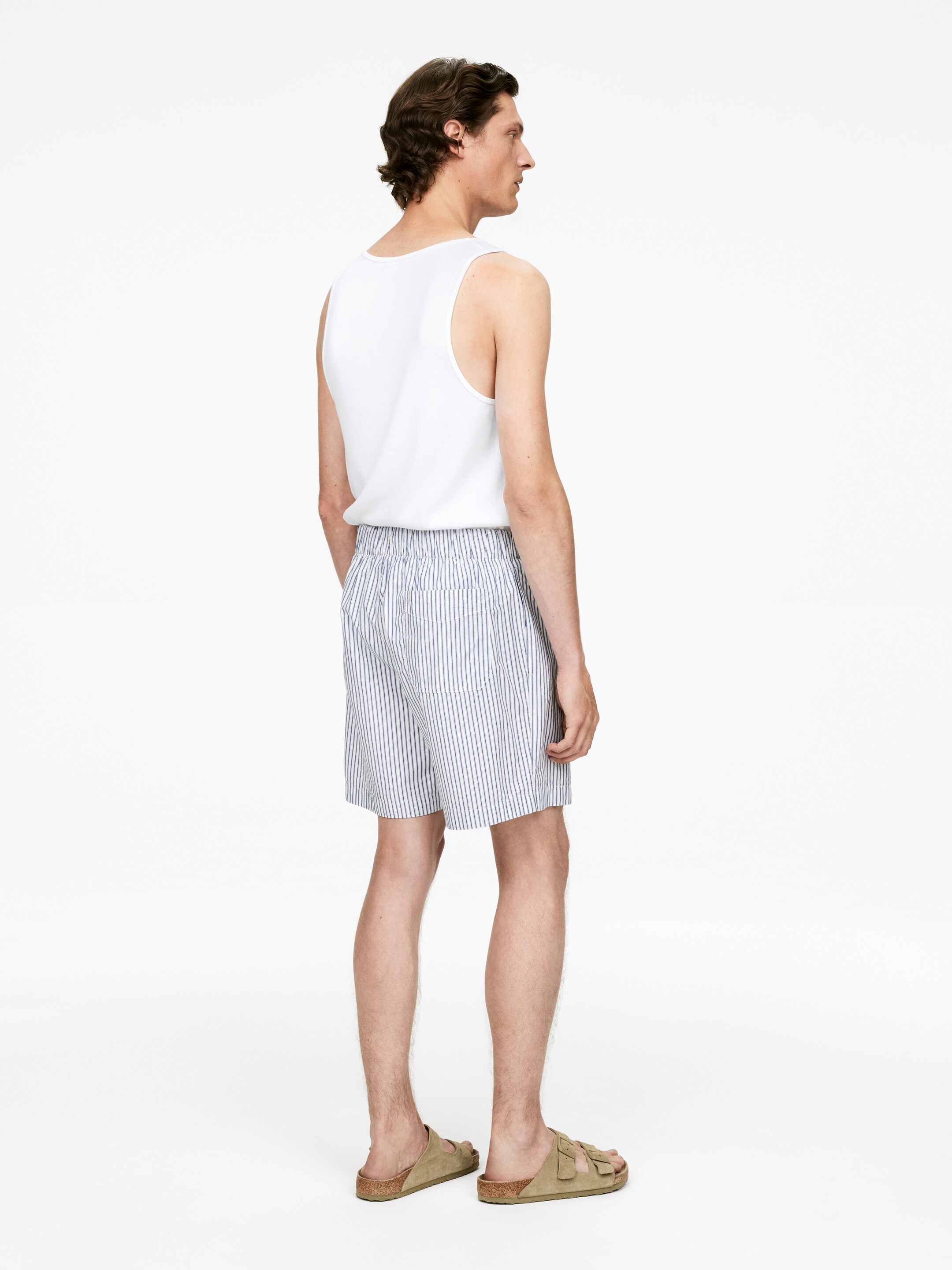 Agrandir l'image: Short de pyjama - Blanc/Bleu - HOMME | H&M FR 3