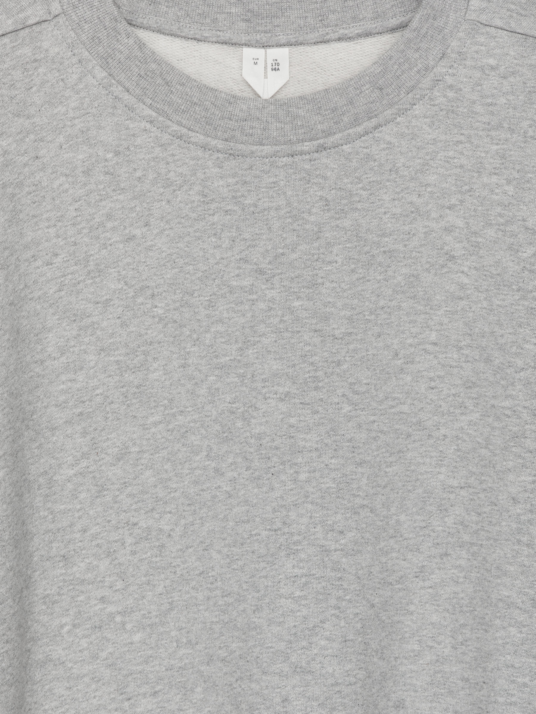 Relaxed Terry Sweatshirt - Grey Melange - Oversized - Women - StillMedia/DescriptiveDetail - 1