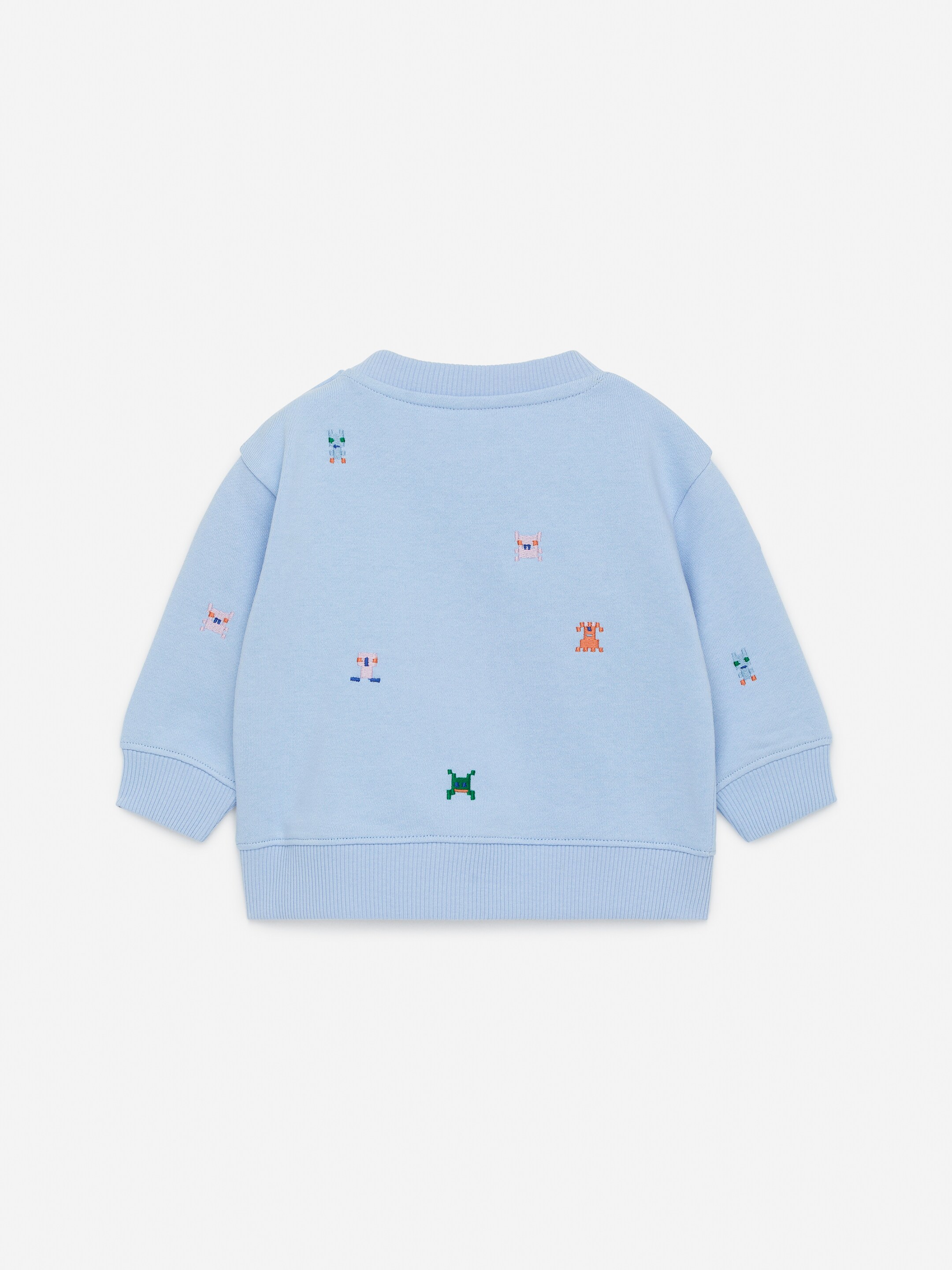 Zobacz większy obraz: Haftowana bawełniana bluza - Jasnoniebieski - Dziecko | H&M PL 2