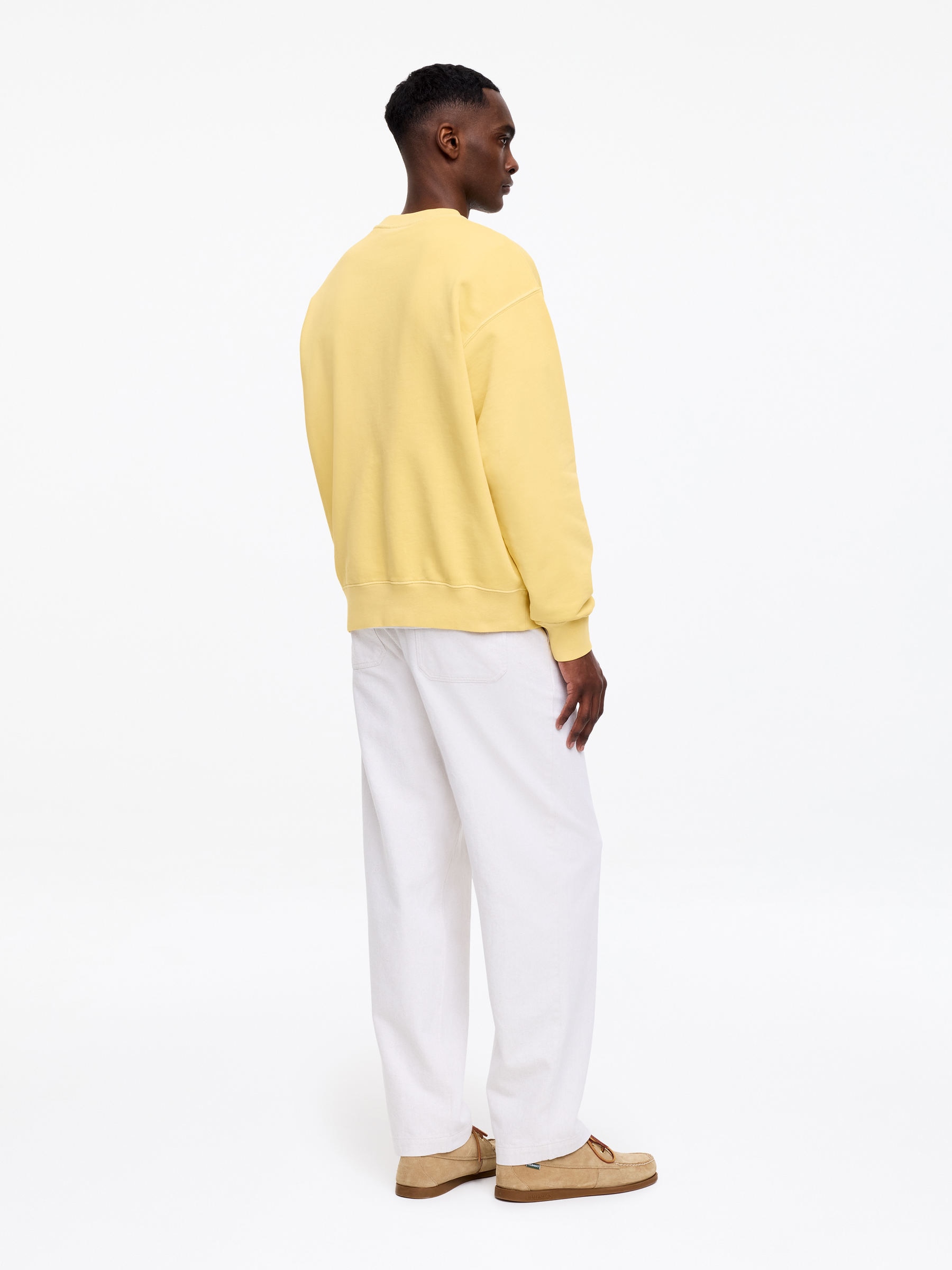 Legeres Sweatshirt - Gelb - Relaxed Fit - Men - StillMedia/Lookbook - 3