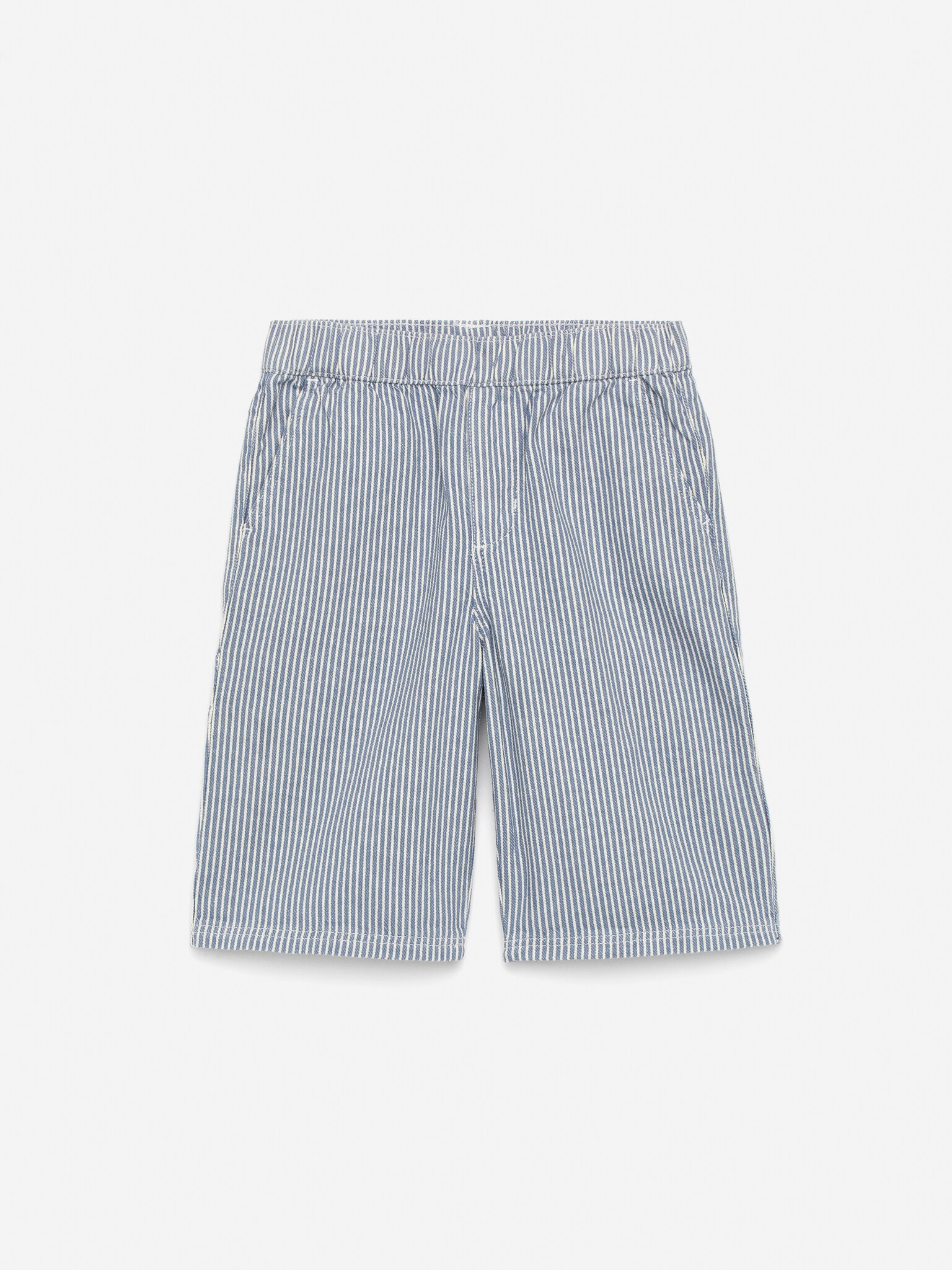 Pantalones cortos de rayas - Azul/blanco