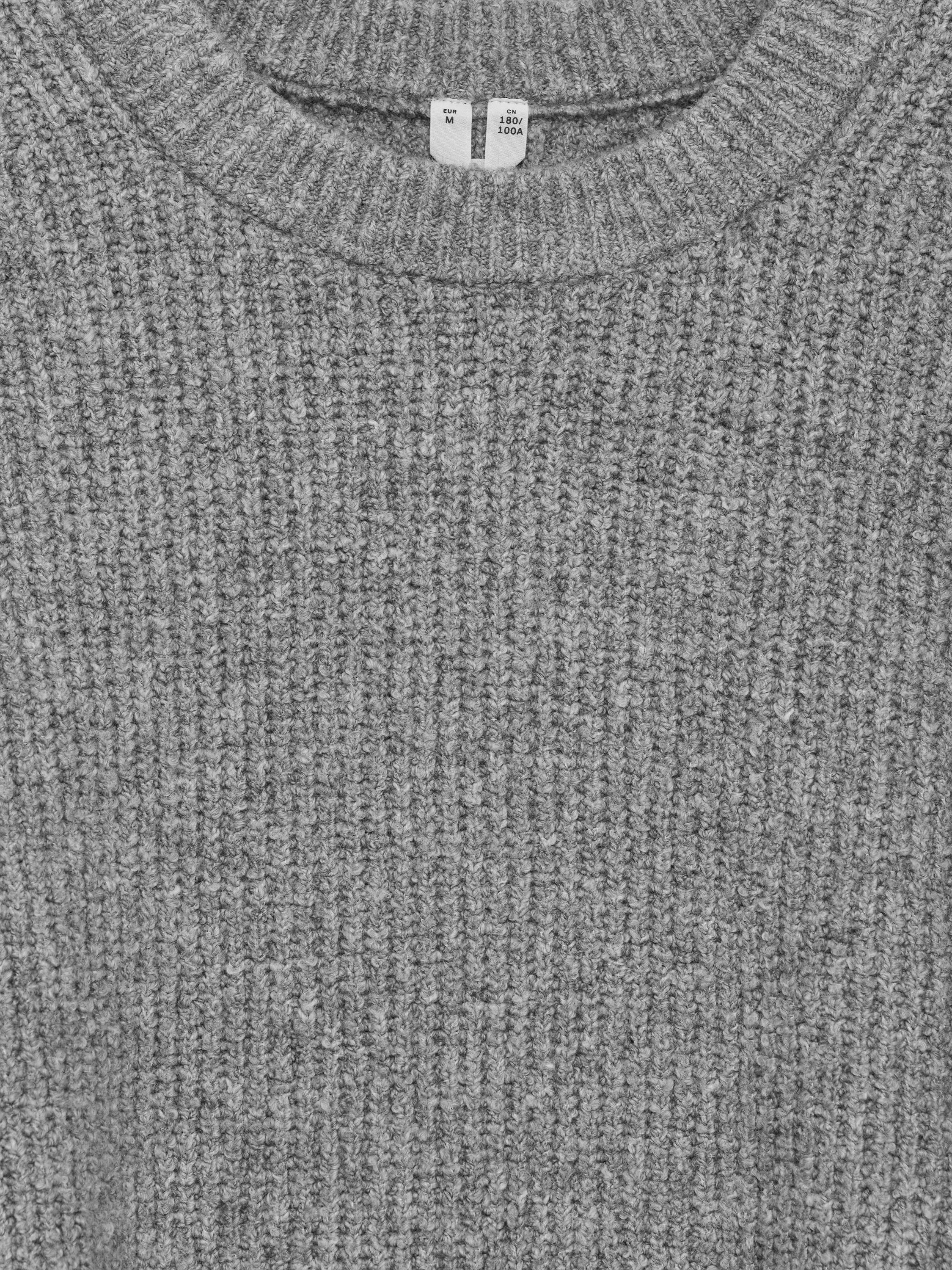 Cotton-Blend Jumper - Grey Melange - Regular fit - Men - StillMedia/DescriptiveDetail - 1