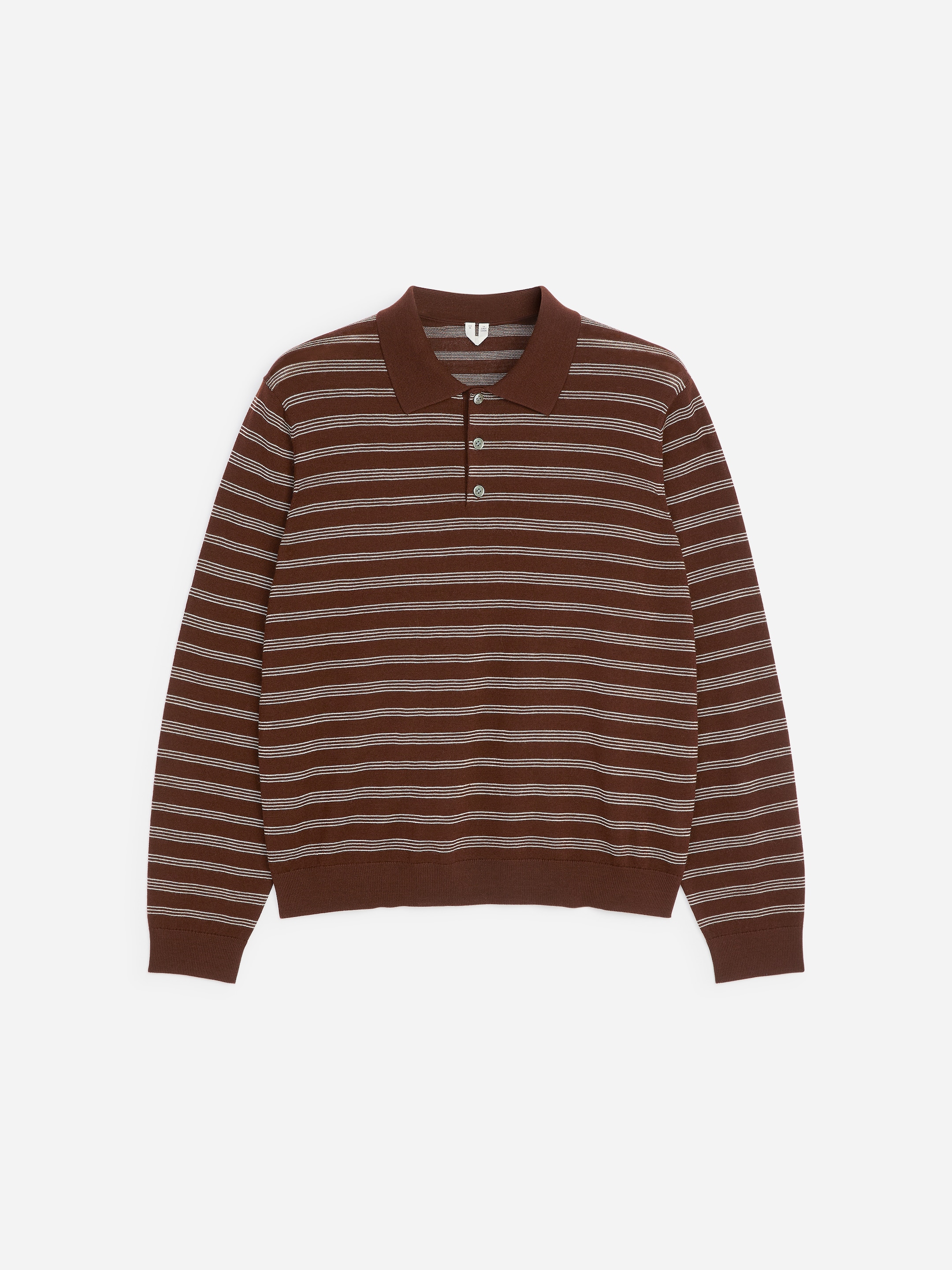 Merino Polo Jumper-#3F3838-19673
