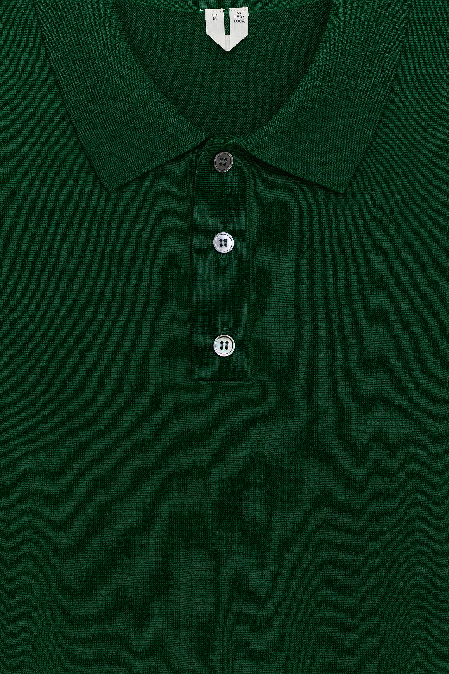 Polo en laine mérinos - Vert/Bleu ciel/Bleu foncé/Vert foncé - 5