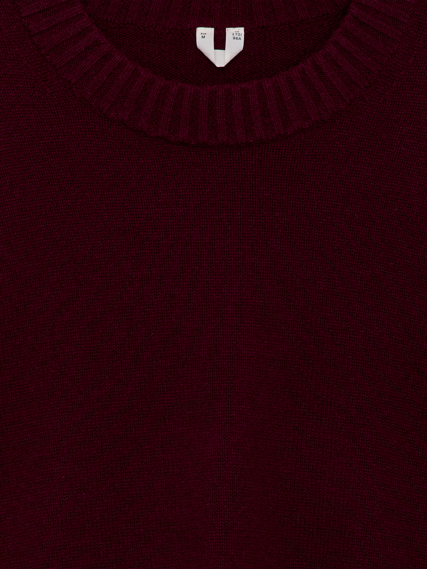 Oversized Pure Cashmere Jumper​ - Burgundy - Relaxed fit - Women - StillMedia/DescriptiveDetail - 2