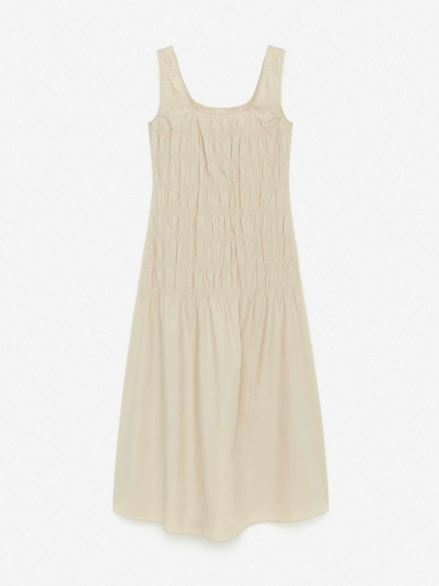 Rochie Smock - Bej/Negru