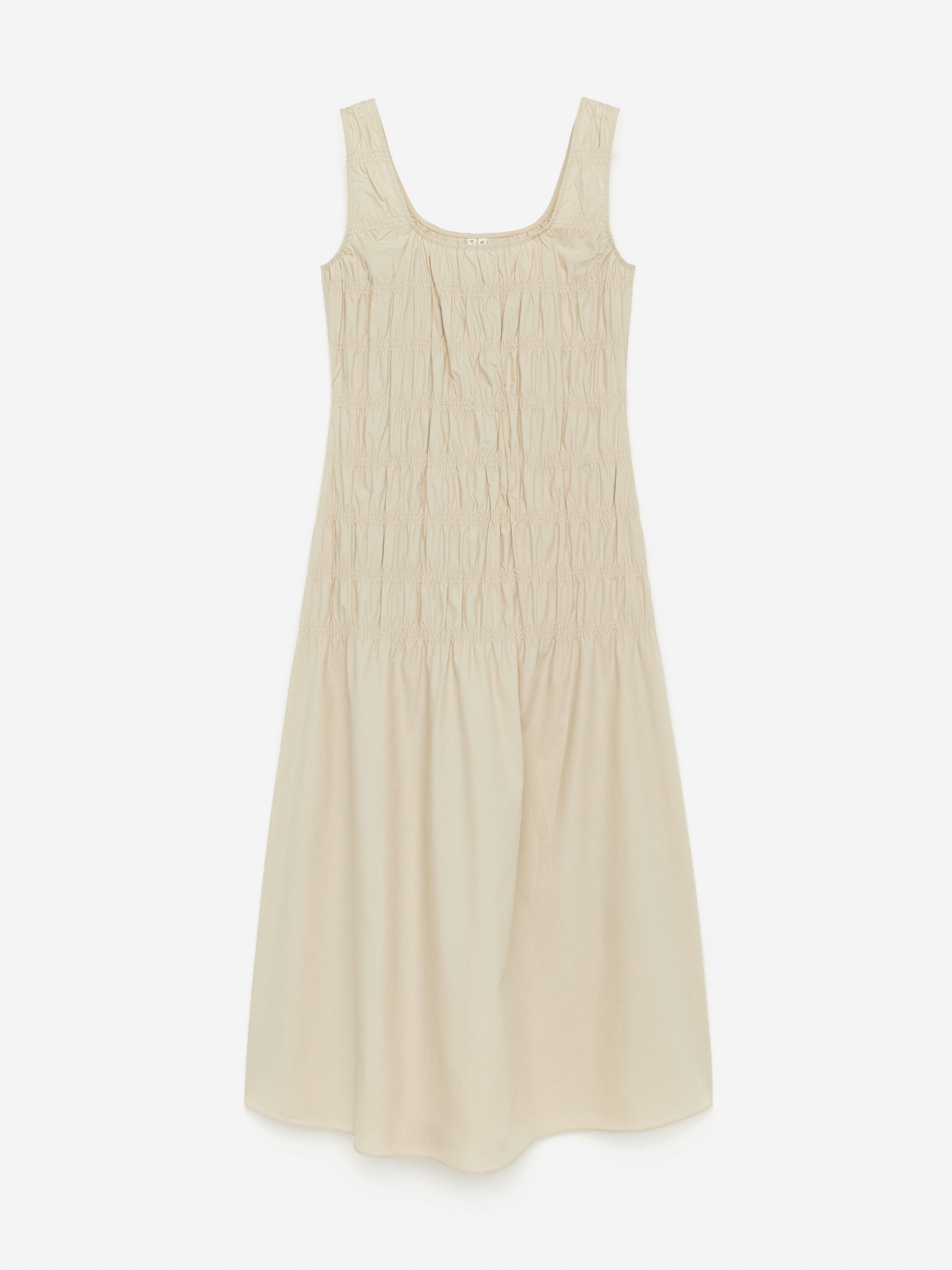 Zobacz większy obraz: Marszczona sukienka - Beżowy - ONA | H&M PL 1