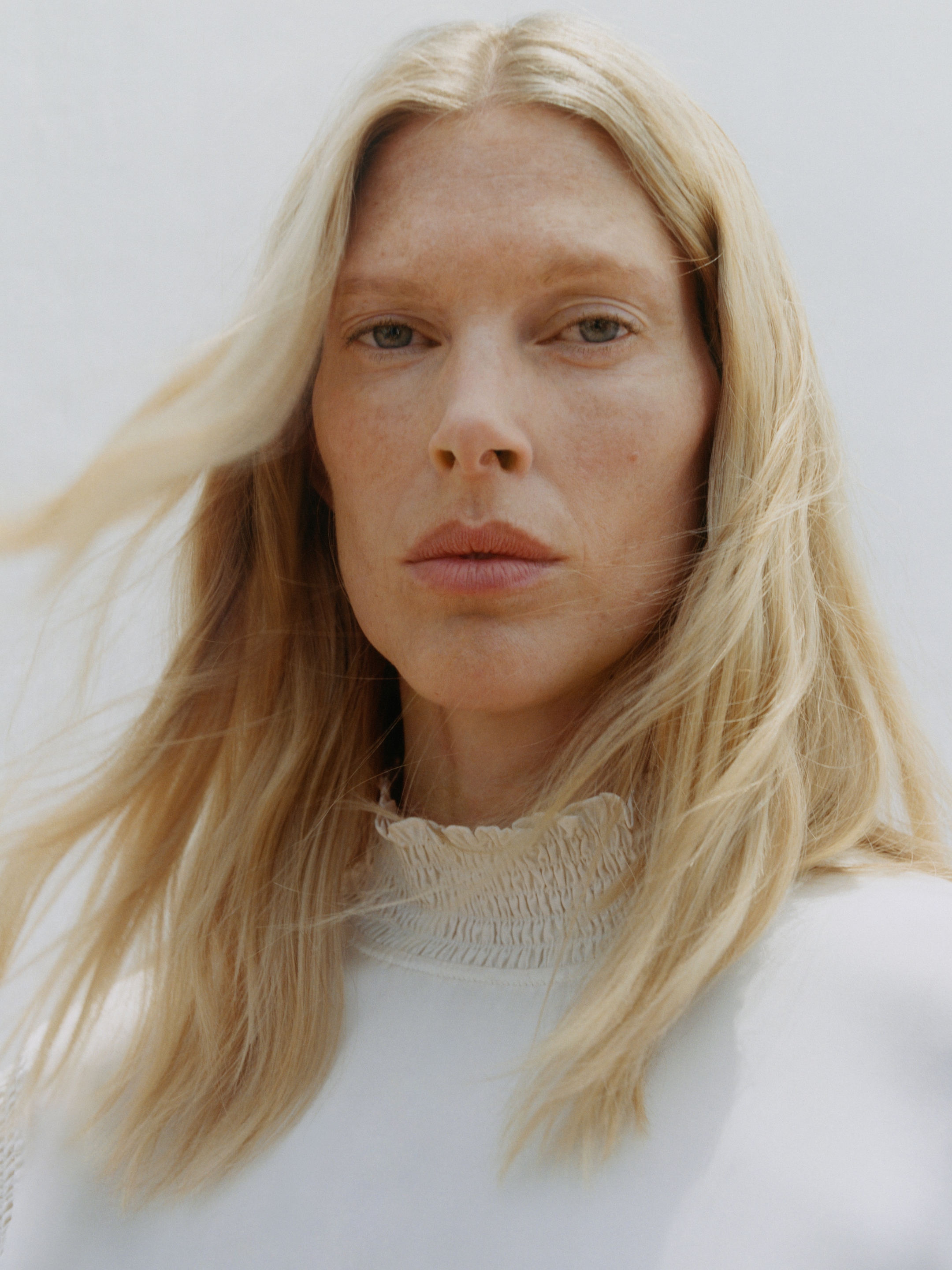 Smock-Detail Midi Dress - White - Regular fit - women - StillMedia/Environmental - 1