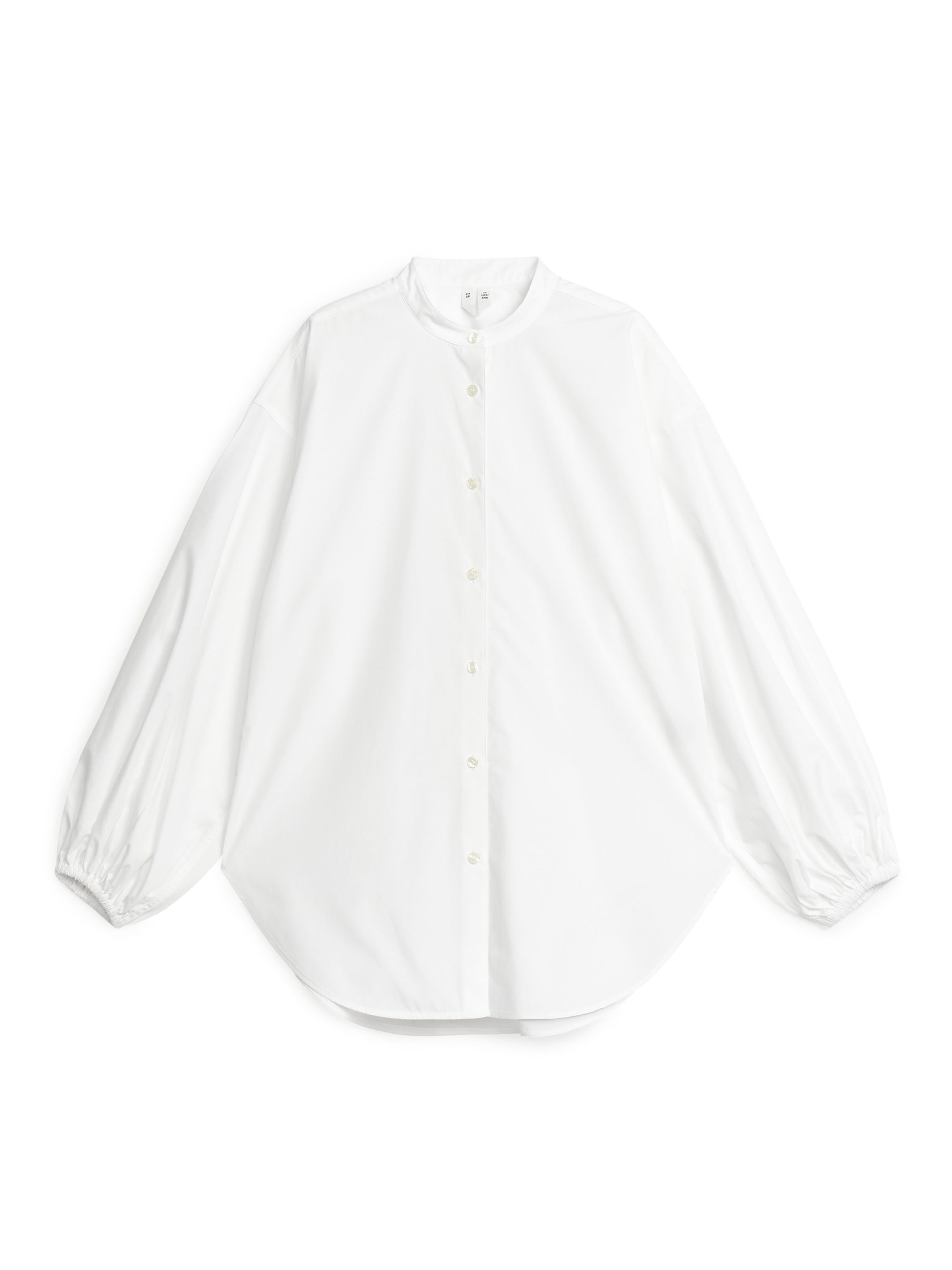 View larger image: Poplin Shirt - White - Ladies | H&M GB 1